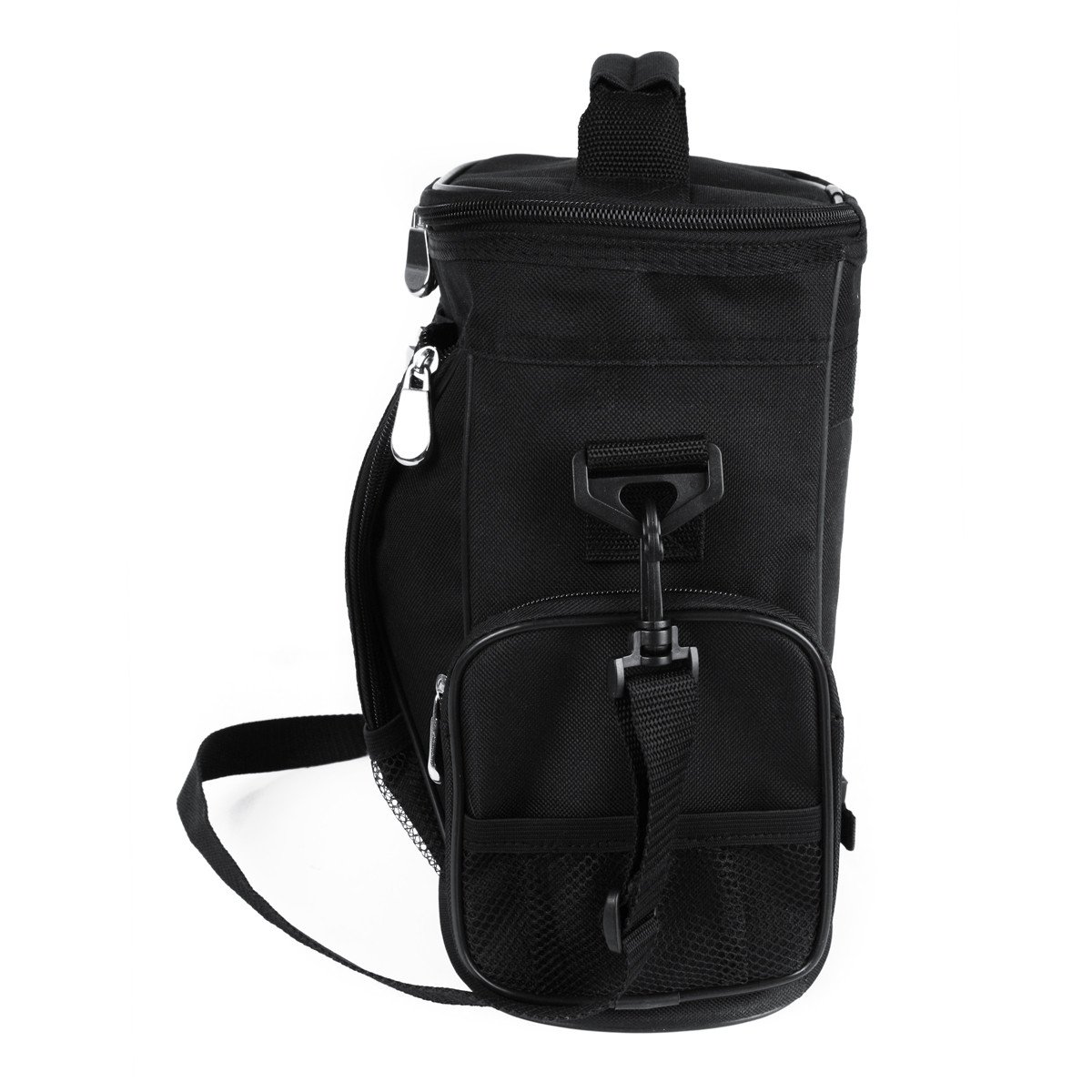 Intech Portable Soft Sided 10-Can Insulated Golf Bag Cooler with Accessory Caddy, Fits Golf Cart, Push Cart or Carry, Perfect for Golf, Picnics, and Outdoor Adventures