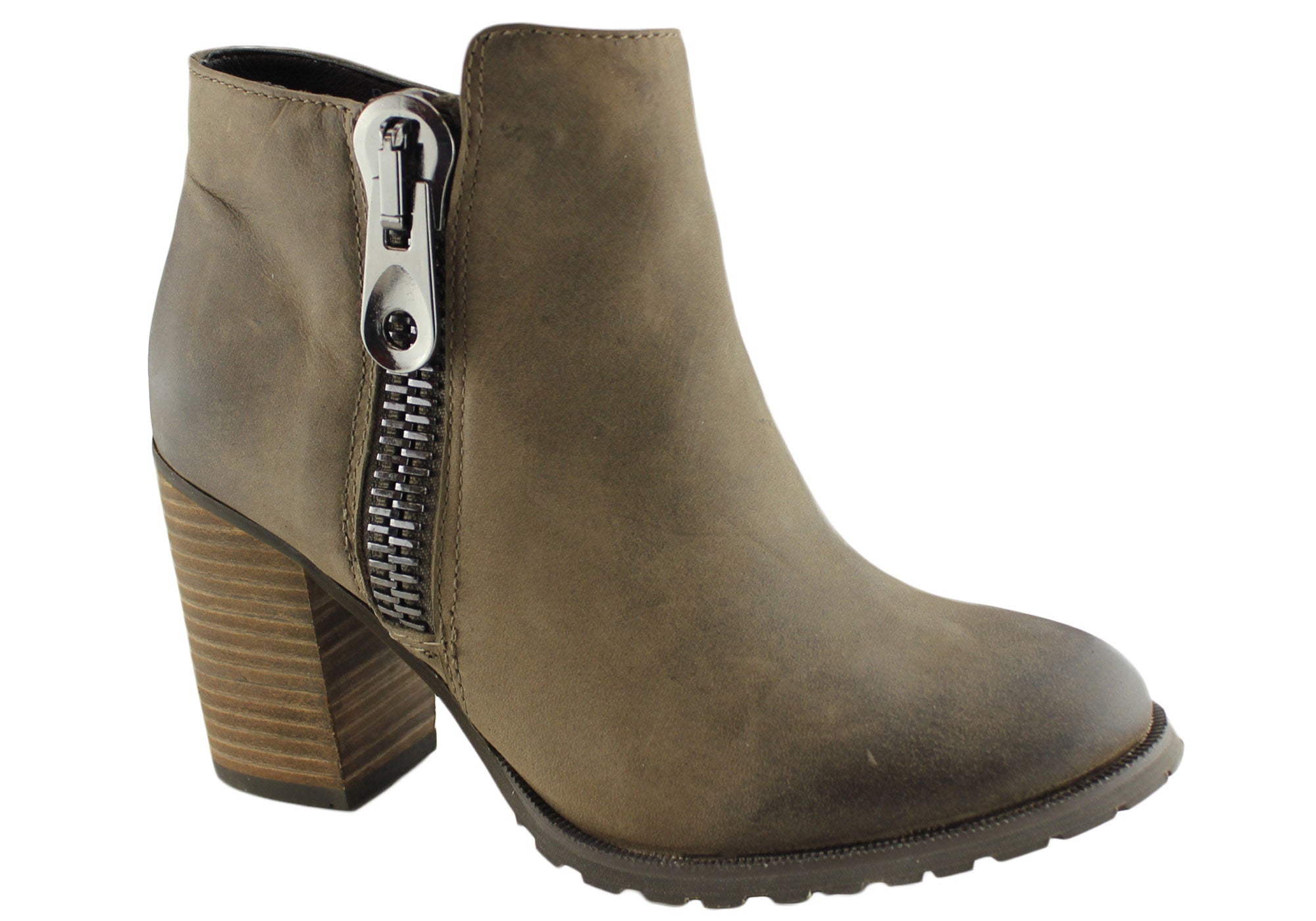 RMK Women's Lucetta Fashion Leather Ankle Boots - Stylish & Comfortable Low Heel Booties for Fall & Winter | Perfect for Office, Dating & Casual Outfits