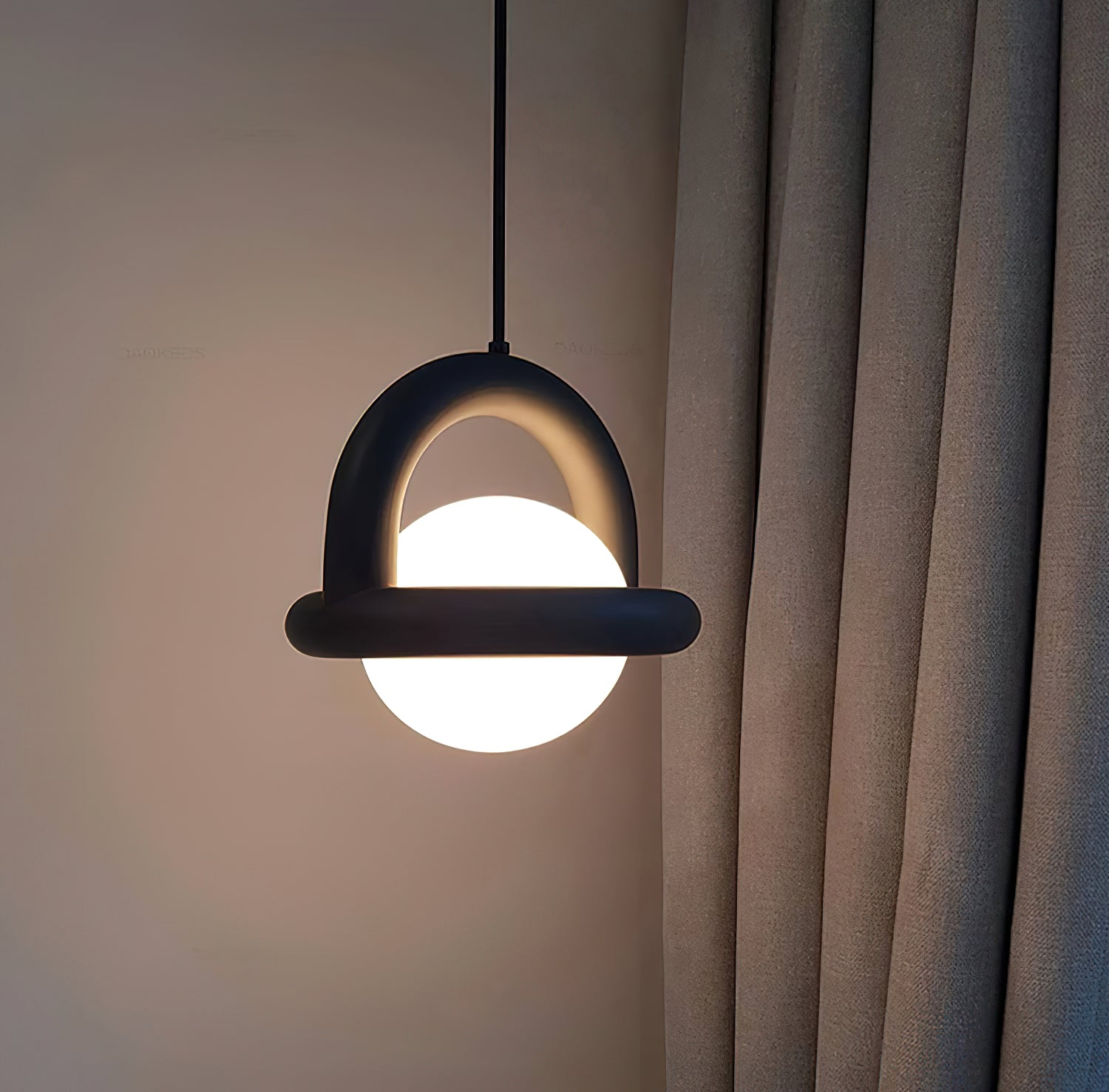 Modern Art Balloon Acrylic Pendant Light - Elegant Ceiling Lamp for Living Room, Bedroom & Dining Room Decor