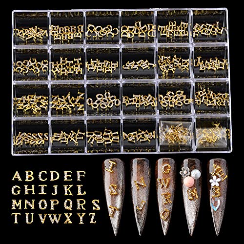 260Pcs Letters Nail Art Rhinestones