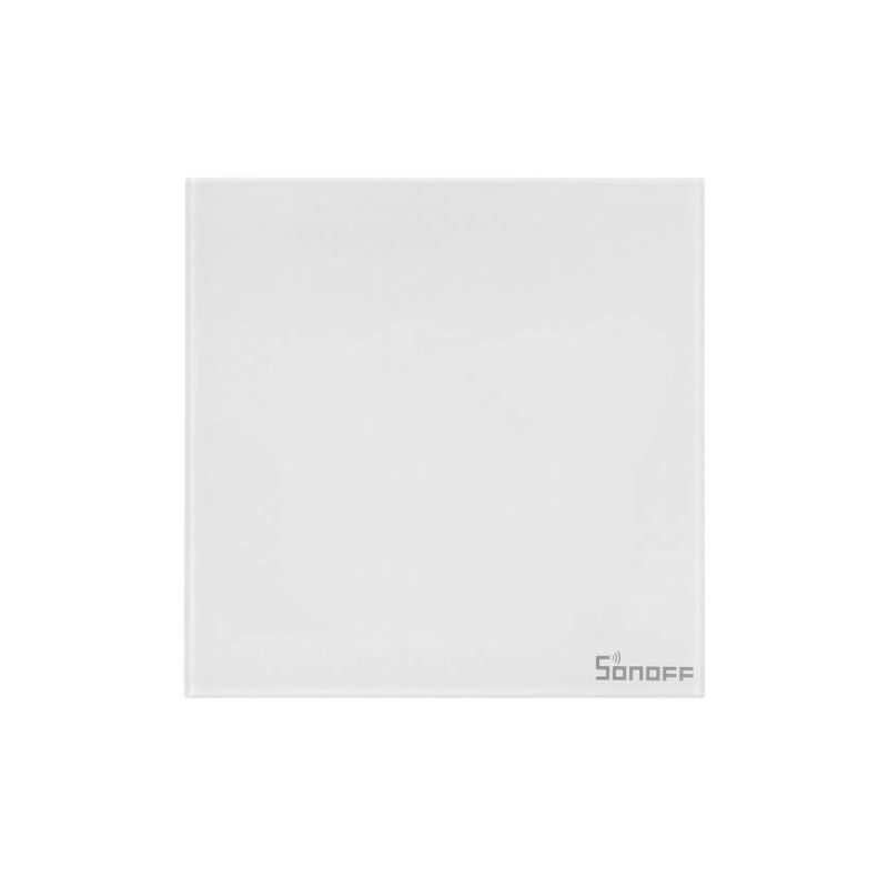 Smart WiFi Touch Wall Switch - Sonoff TX T1EU1C 1 Channel White | Voice Control with Alexa & Google Home | Perfect for Smart Home Lighting Control