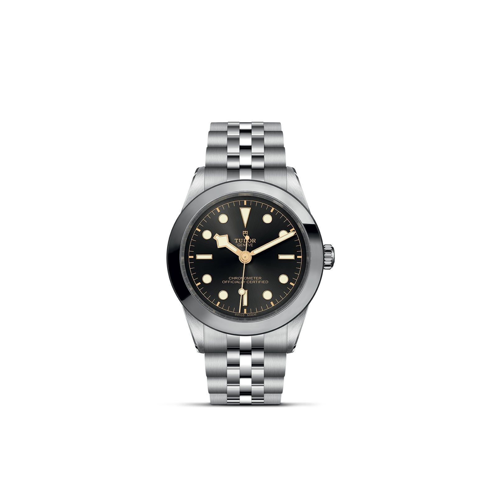 Black Bay One 39mm Automatic Watch M79660-0001 - Luxury Stainless Steel Men's Watch for Business, Formal & Casual Wear