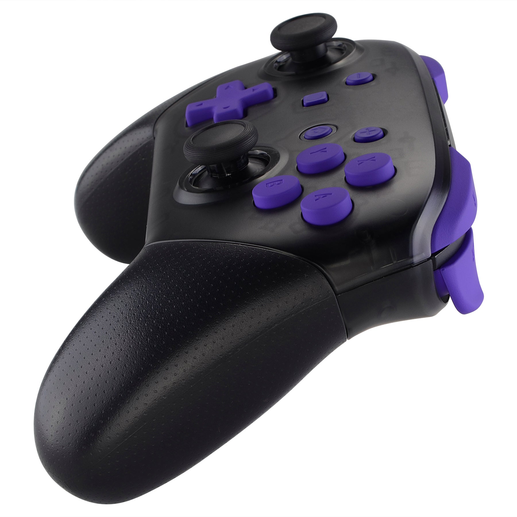 eXtremeRate DIY Replacement Full Set Buttons for Nintendo Switch Pro Controller - Purple (KRP305) | Customize Your Gaming Experience | Perfect for Switch Pro Controller Repair & Modding