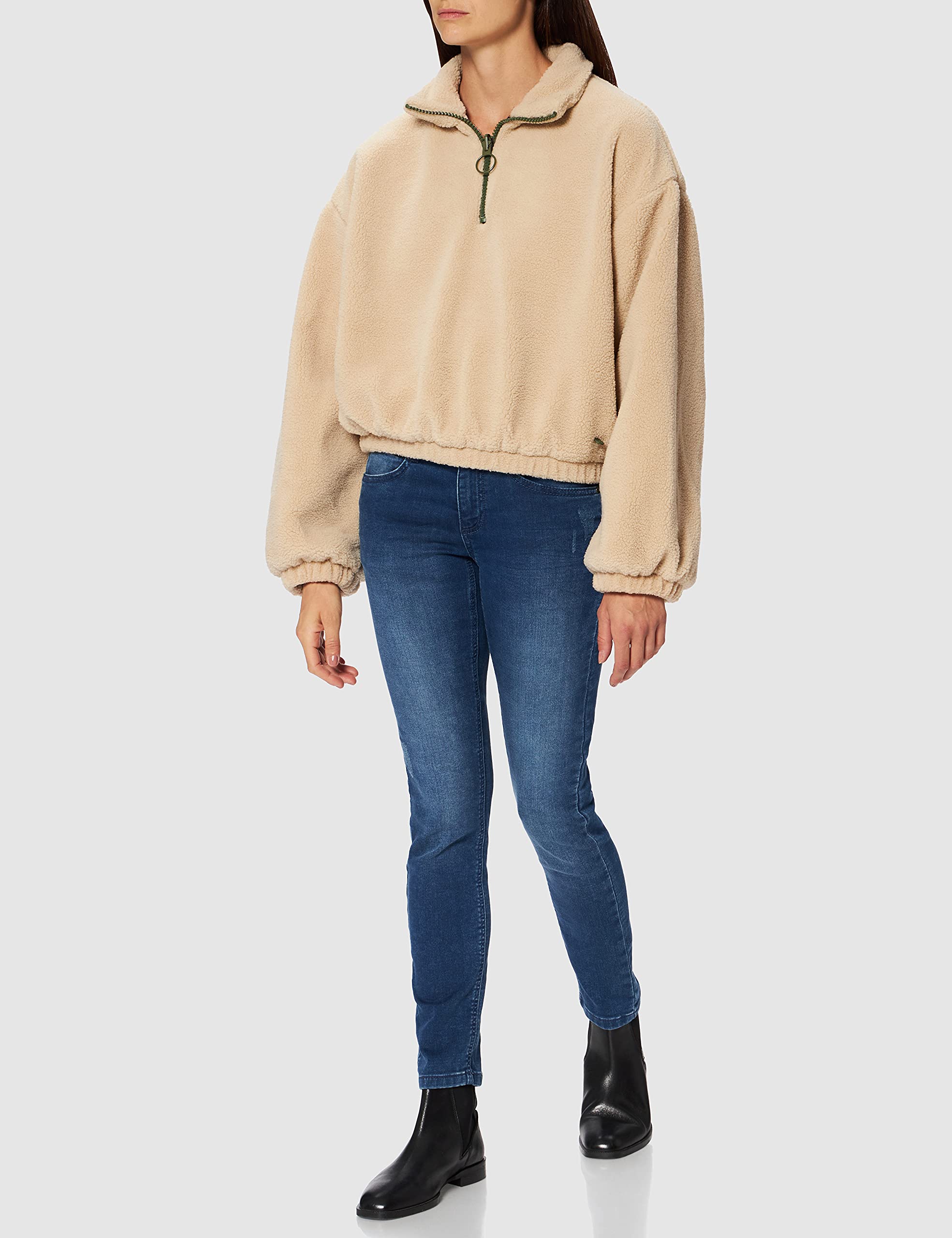 Desigual Women's Long Sleeve Knit Sweater - Cozy Casual Pullover for Fall & Winter | Perfect for Office, Travel & Weekend Outfits