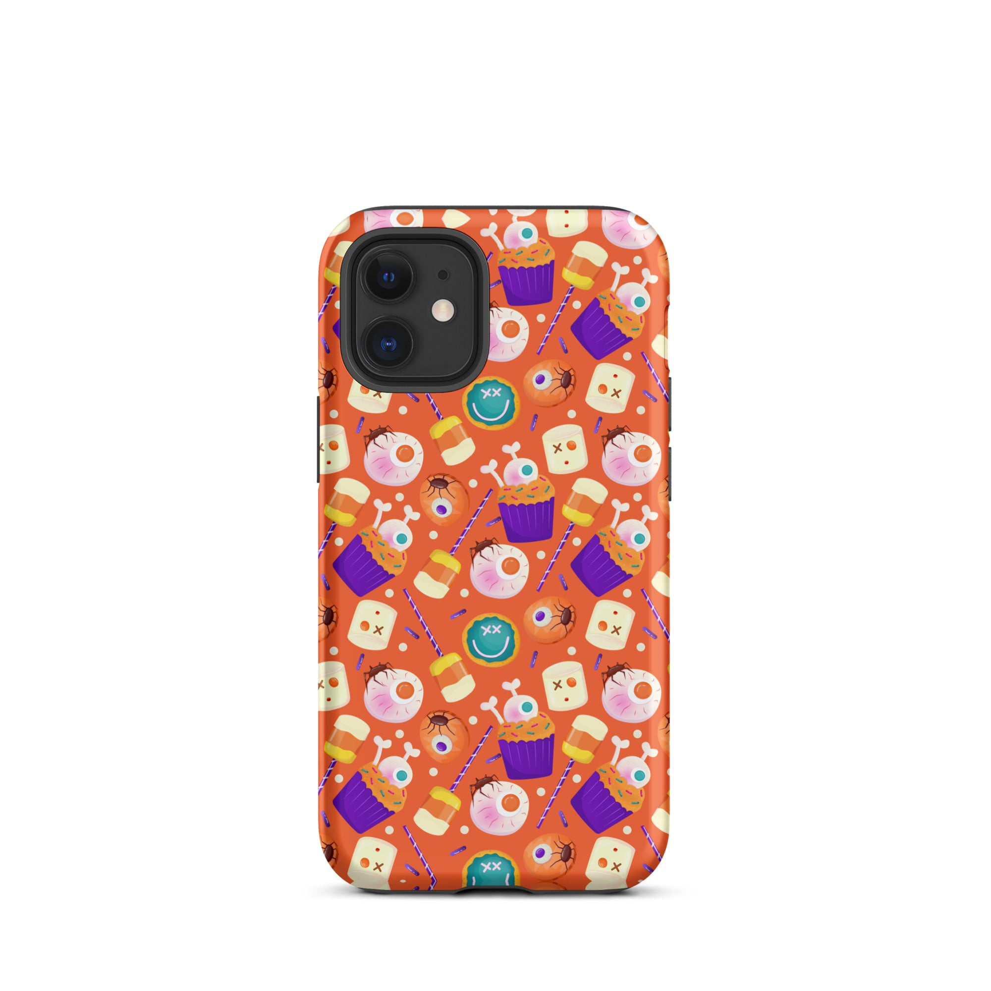 Halloween Trick or Treat Premium Shockproof iPhone Case - Cute Pumpkin Design for iPhone 14/13/12 Pro Max - Perfect for Halloween Parties, Costume Events & Spooky Decorations
