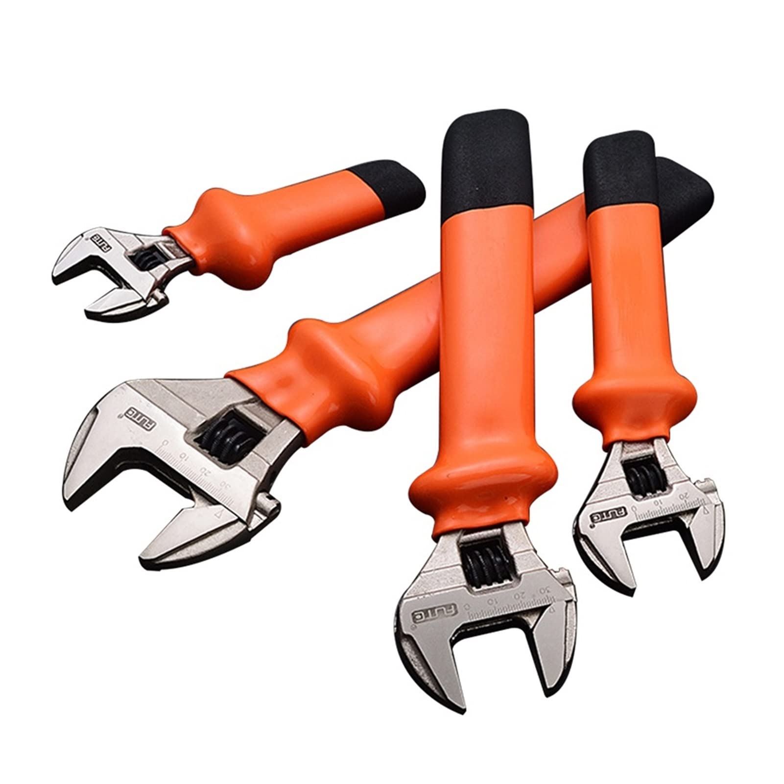 Professional 4-in-1 Garden Shears & Bonsai Scissors with Large Opening, Insulated Wrench & Rubber Handle - Perfect for Tree Pruning, Plant Trimming, and DIY Home Gardening Tool Repairs