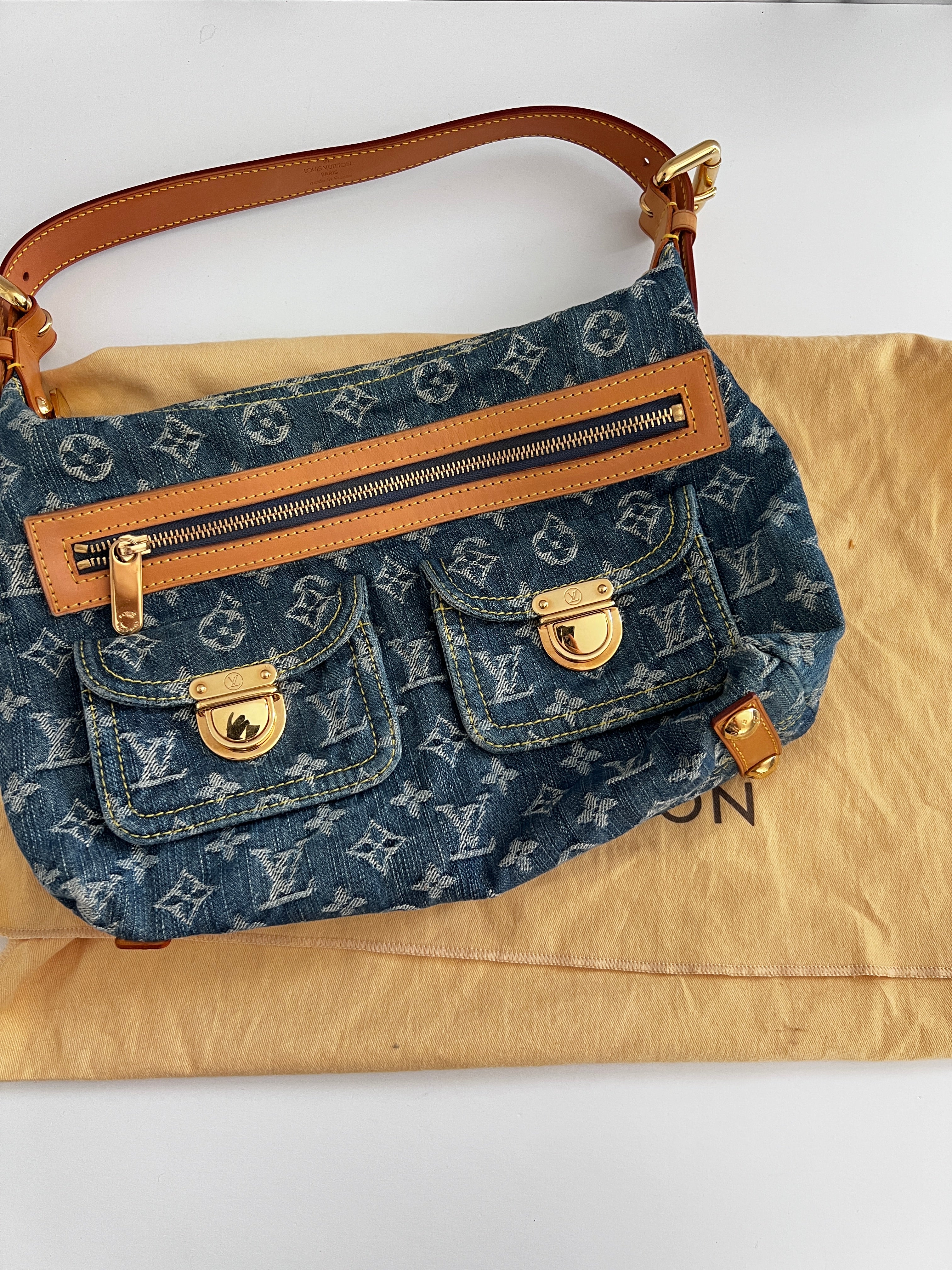 Authentic Louis Vuitton Blue Shoulder Bag - Small Crossbody Purse for Women | Perfect for Daily Use, Travel & Date Night
