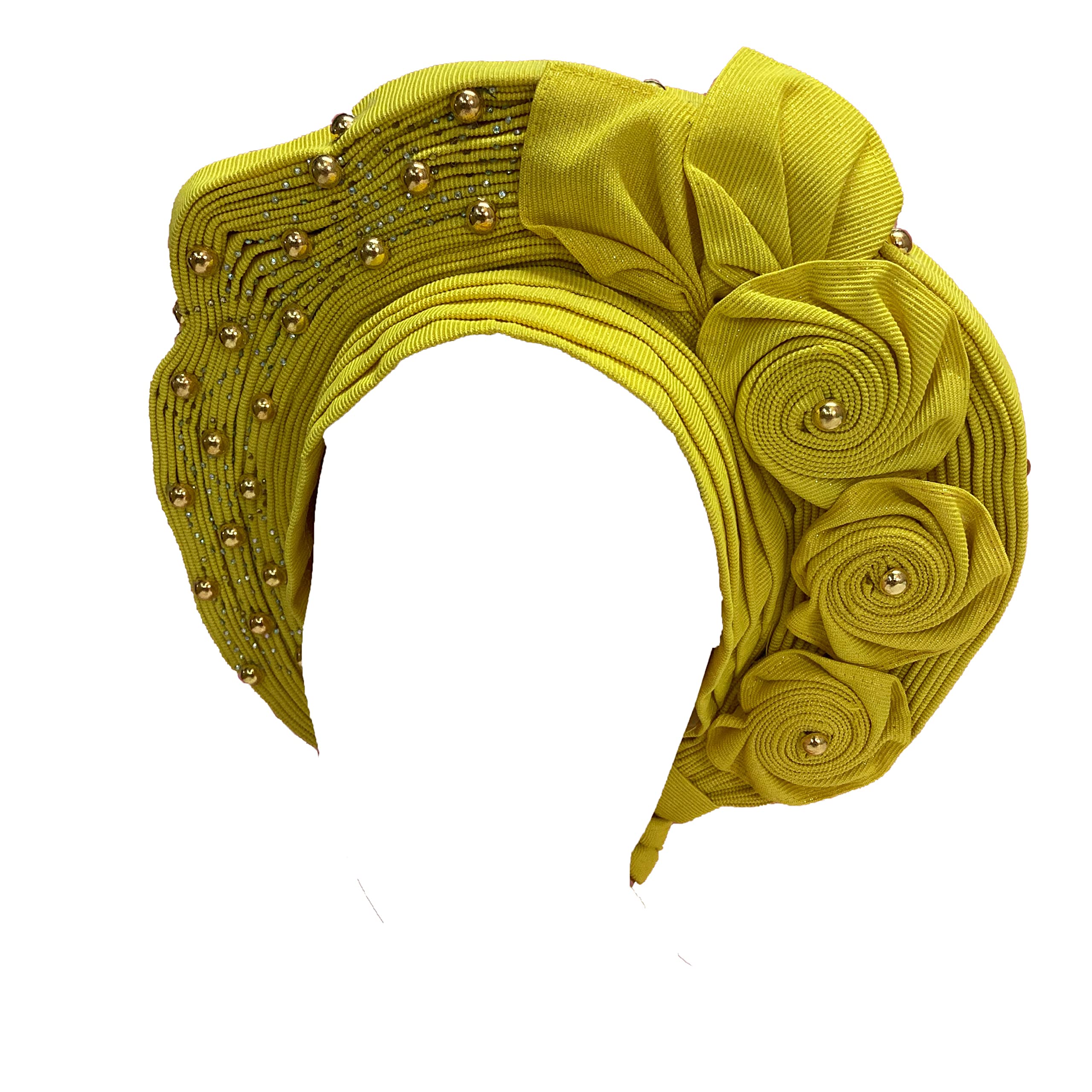 African Gele Headwraps for Women - Handmade Nigerian Headgear for Weddings & Parties | Elegant Headwear for Special Occasions & Cultural Events