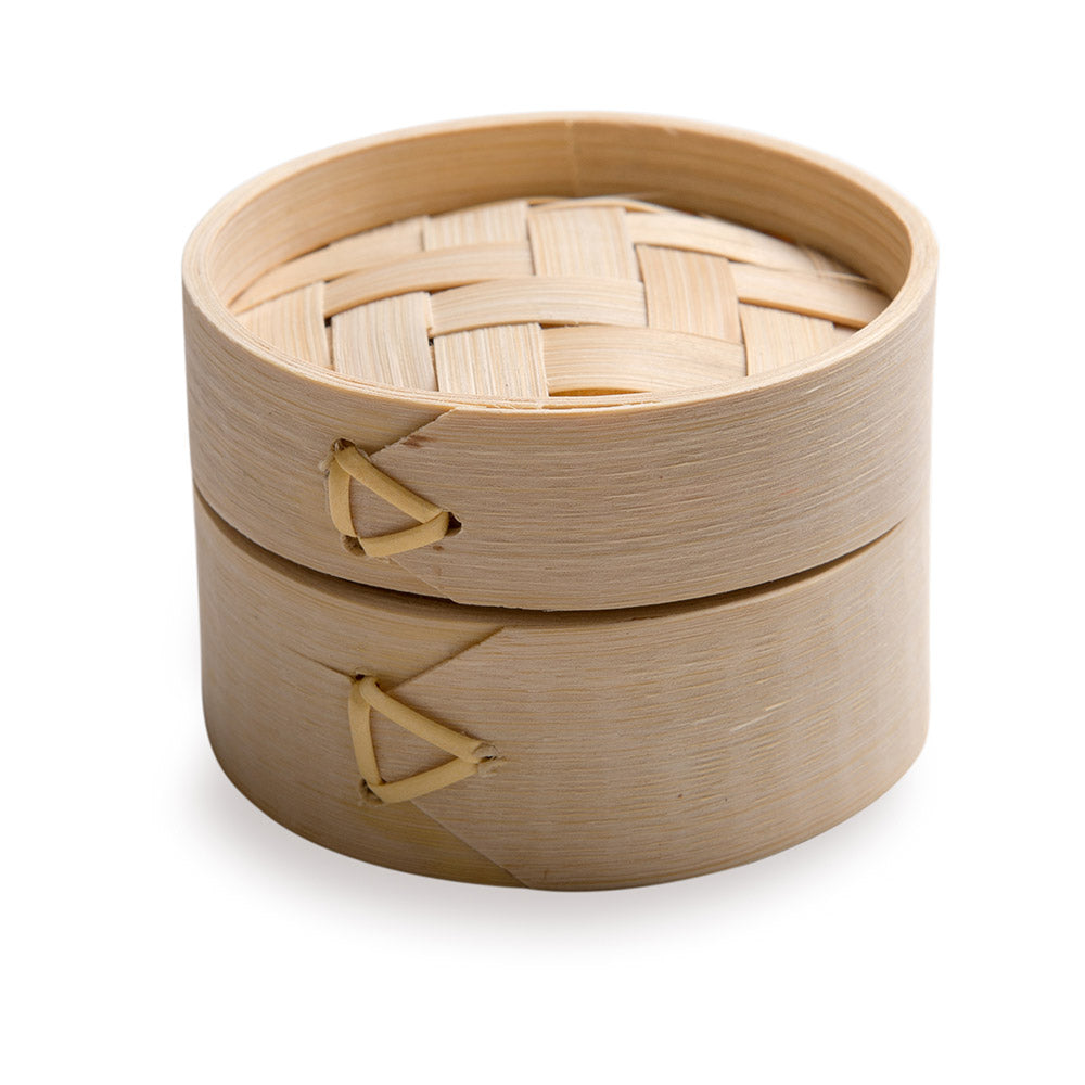 100-Pack 2 oz Natural Bamboo Mini Steamers & 100-Pack 3.5