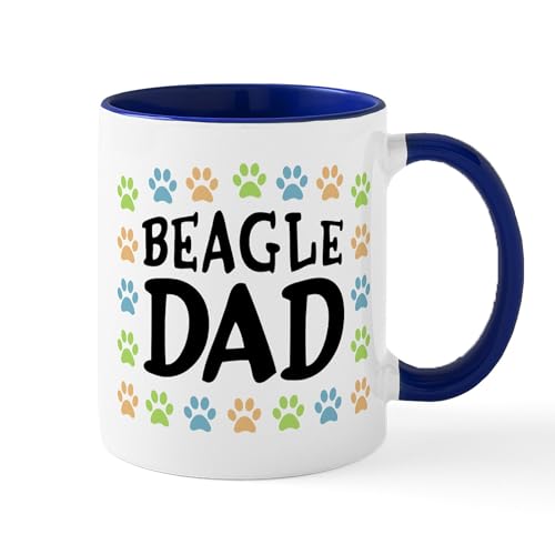 White/Navy Inside - Beagle Dad