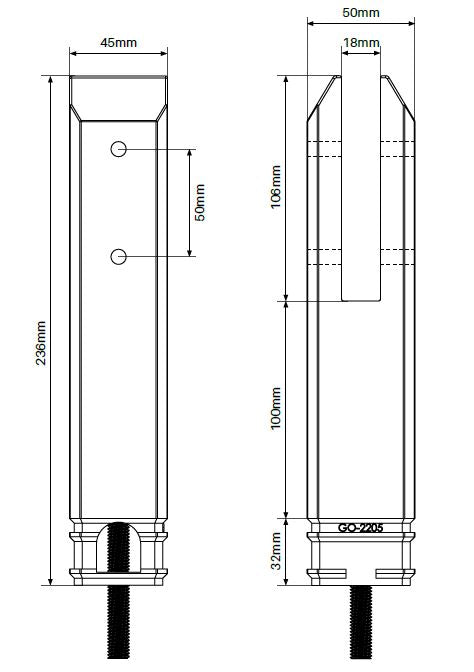 2205 Stainless Steel Square Core Drill Pool Spigot with Double Friction - Perfect for Swimming Pool Plumbing, Water Fountains & Outdoor Irrigation Systems