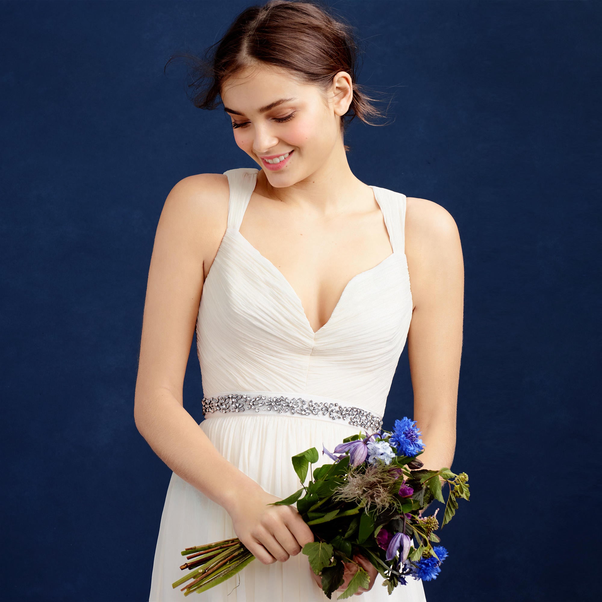 J. Crew Gigi Wedding Gown - Elegant Lace Bridal Dress for Bride | Perfect for Church Ceremony, Beach Wedding & Formal Reception