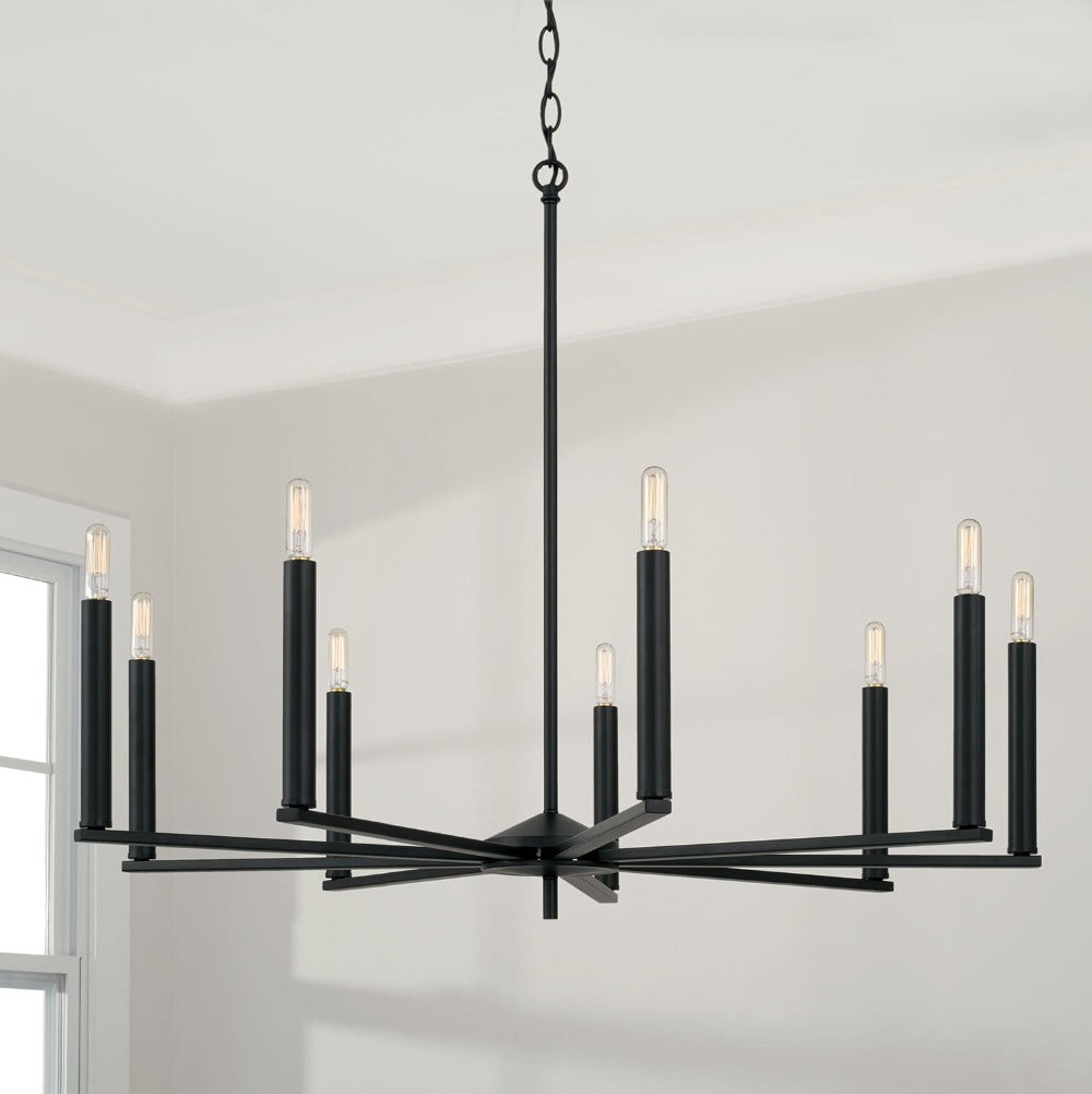Finley Chandelier - Elegant Crystal Ceiling Light Fixture for Dining Room, Bedroom & Living Room | Modern Home Decor Lighting