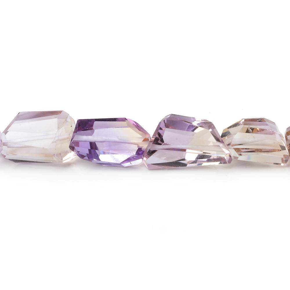 11x9 17x8mm Ametrine Faceted Nugget Beads - 16 Inch Strand (30 Pieces) AAA Grade for Jewelry Making, DIY Crafts & Beading Projects - Perfect for Necklaces, Bracelets & Earrings