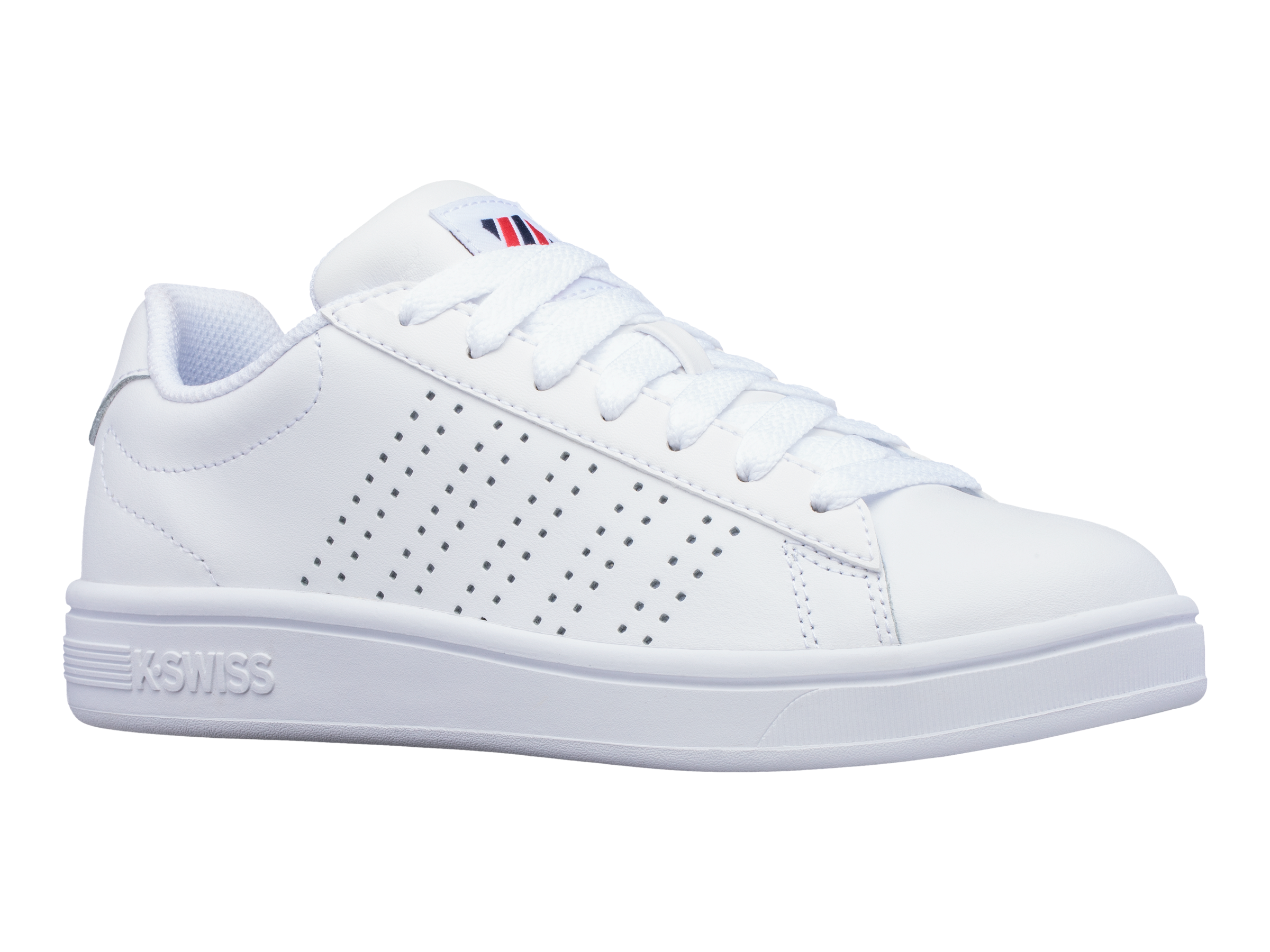 Casper Court Sneakers for Men - White/Corporate - Comfortable & Stylish Casual Shoes for Work, Walking & Everyday Wear
