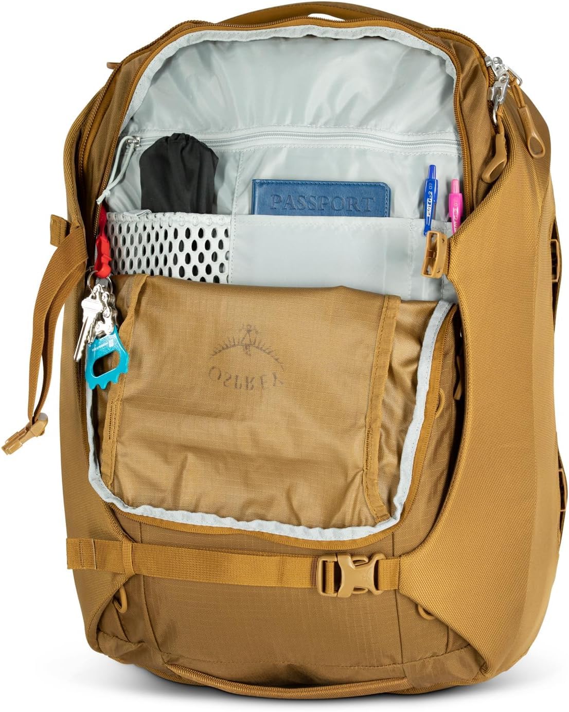 Osprey Sojourn Porter 45L Travel Backpack - Lightweight Carry-On Luggage for Men & Women - Perfect for Airplane, Hiking, and Business Trips