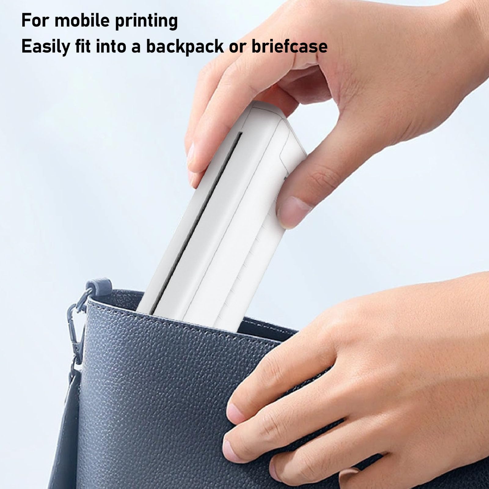 Ciciglow Portable Wireless Thermal Printer - Inkless A4 Printer with App for Home & School, USB-C Charging, US Letter Size - Perfect for Homework, Office Documents & On-the-Go Printing