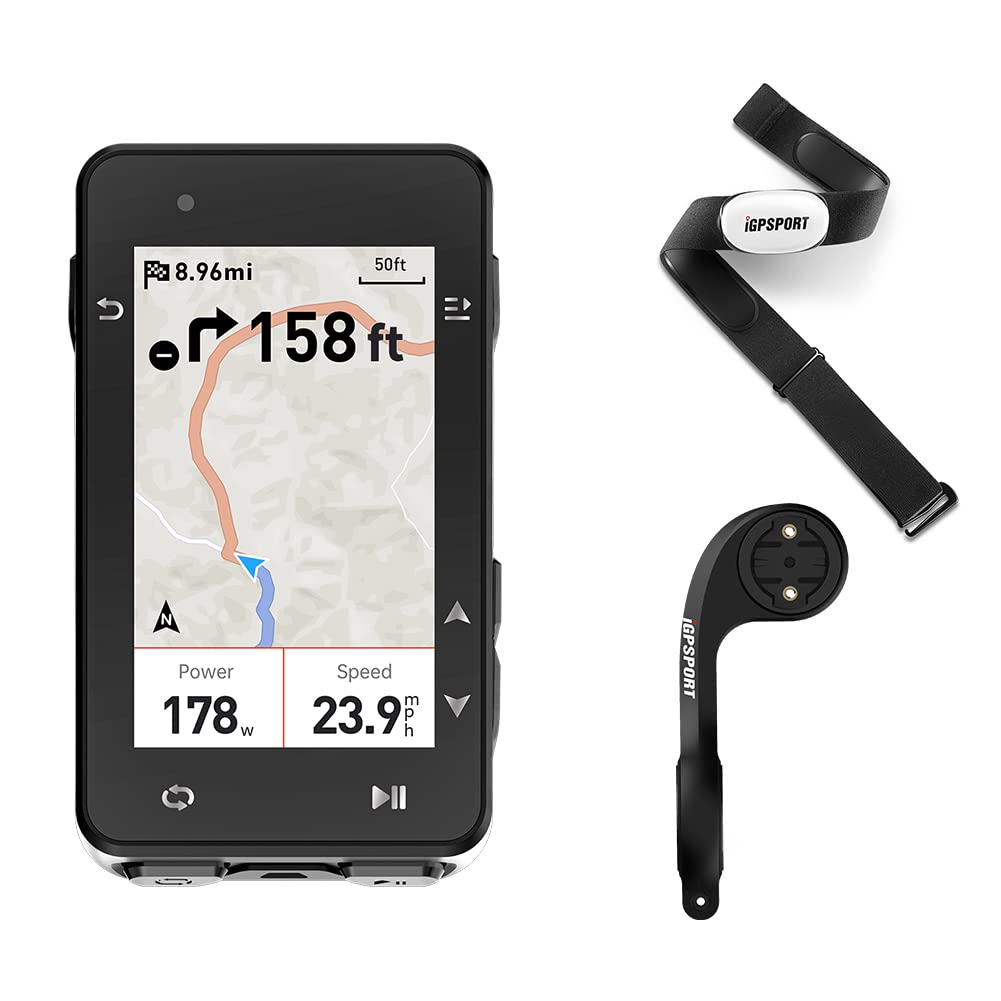 iGPSPORT iGS630 Cycling GPS Computer Bundle - 2.8