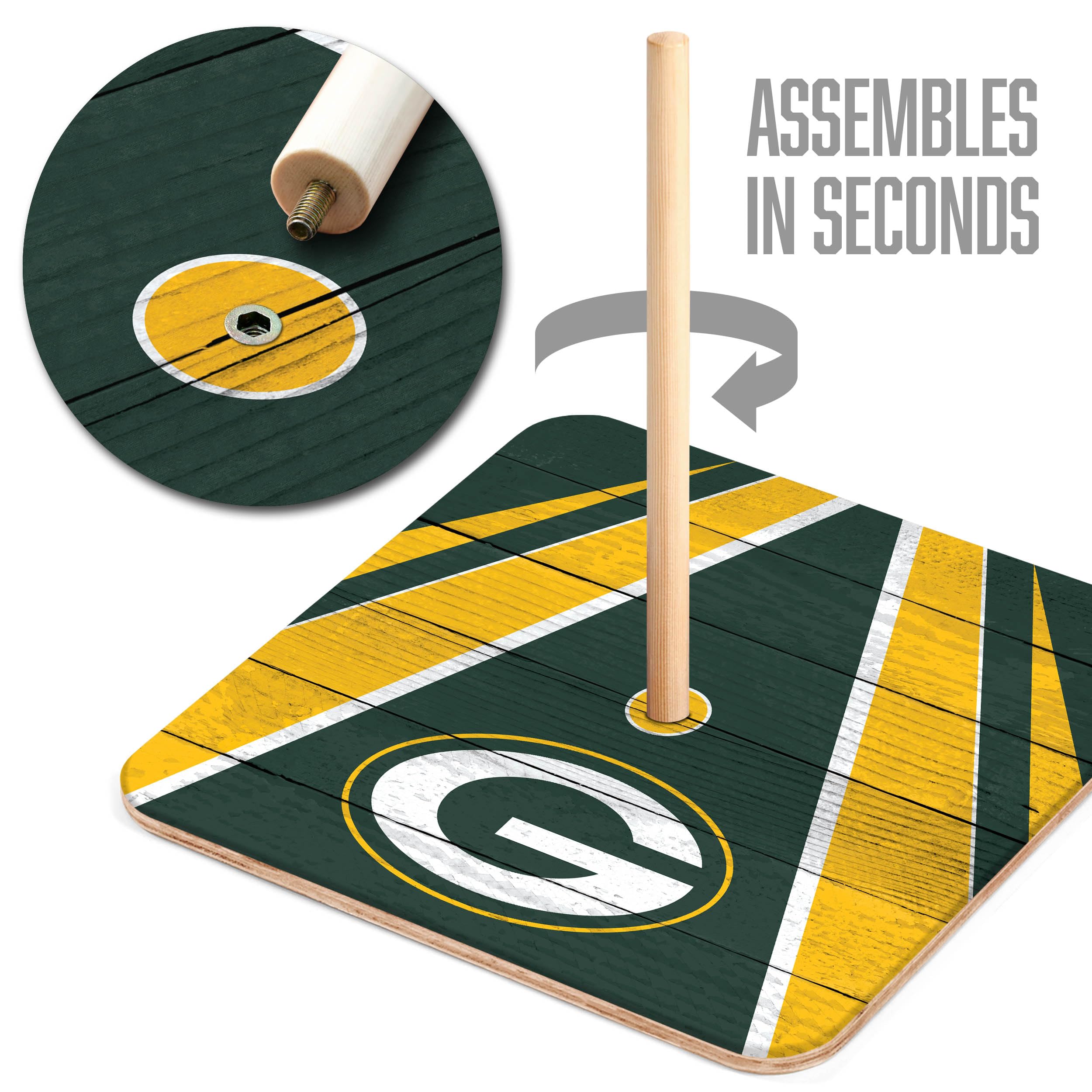 YouTheFan NFL Green Bay Packers Horseshoe Shaped Crossbody Bag - Perfect for Game Day, Tailgating & Football Fan Gifts