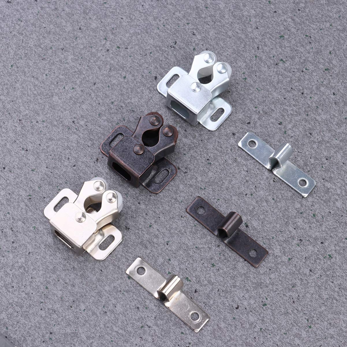 20-Pack Ball Catch Door Latches - Heavy Duty Toggle Clips for Cabinet, Closet & Furniture Doors - Perfect for Home Organization & DIY Projects