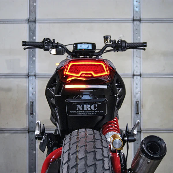 Indian FTR 1200 Fender Eliminator Kit (2019-Present) - Sleek Rear Fender Removal for Custom Motorcycle Look - Perfect for Street Riding and Custom Builds