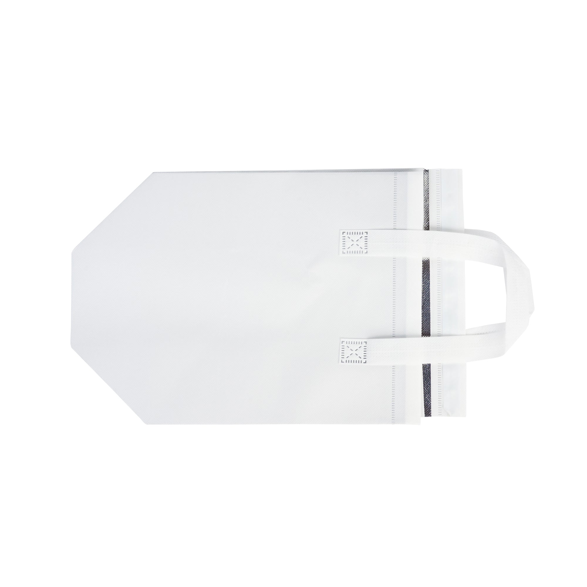 Premium White Insulated Takeout Bags - Tamper Evident Food Delivery Bags (9.5