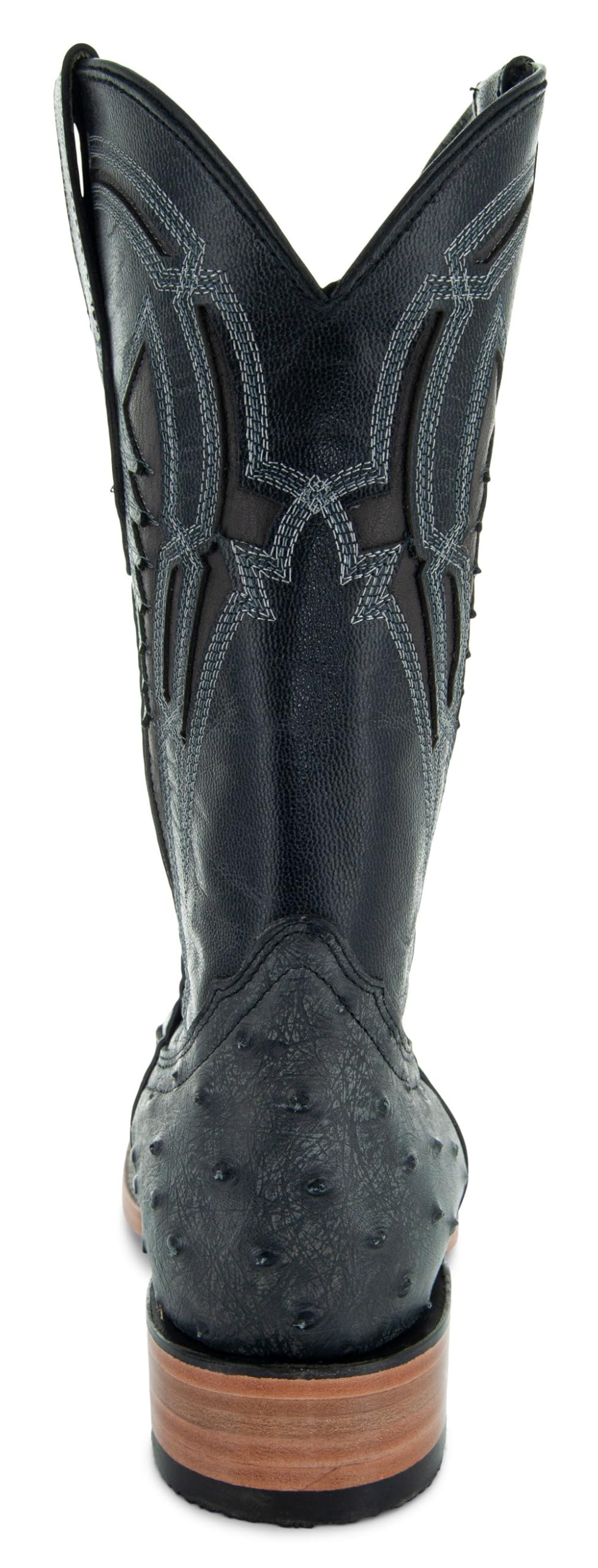 Soto Boots Men's H50031 Exotic Ostrich Print Cowboy Boots - Western Style for Men | Perfect for Rodeo, Country Dancing & Outdoor Adventures