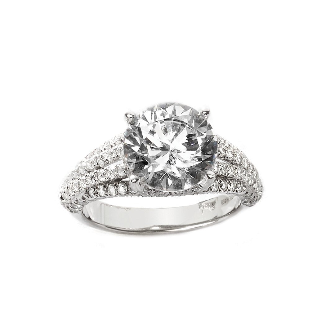 1.02 Carat Diamond Solitaire Engagement Ring for Women - 14K White Gold Classic Wedding Band - Perfect for Proposals, Anniversaries & Special Occasions
