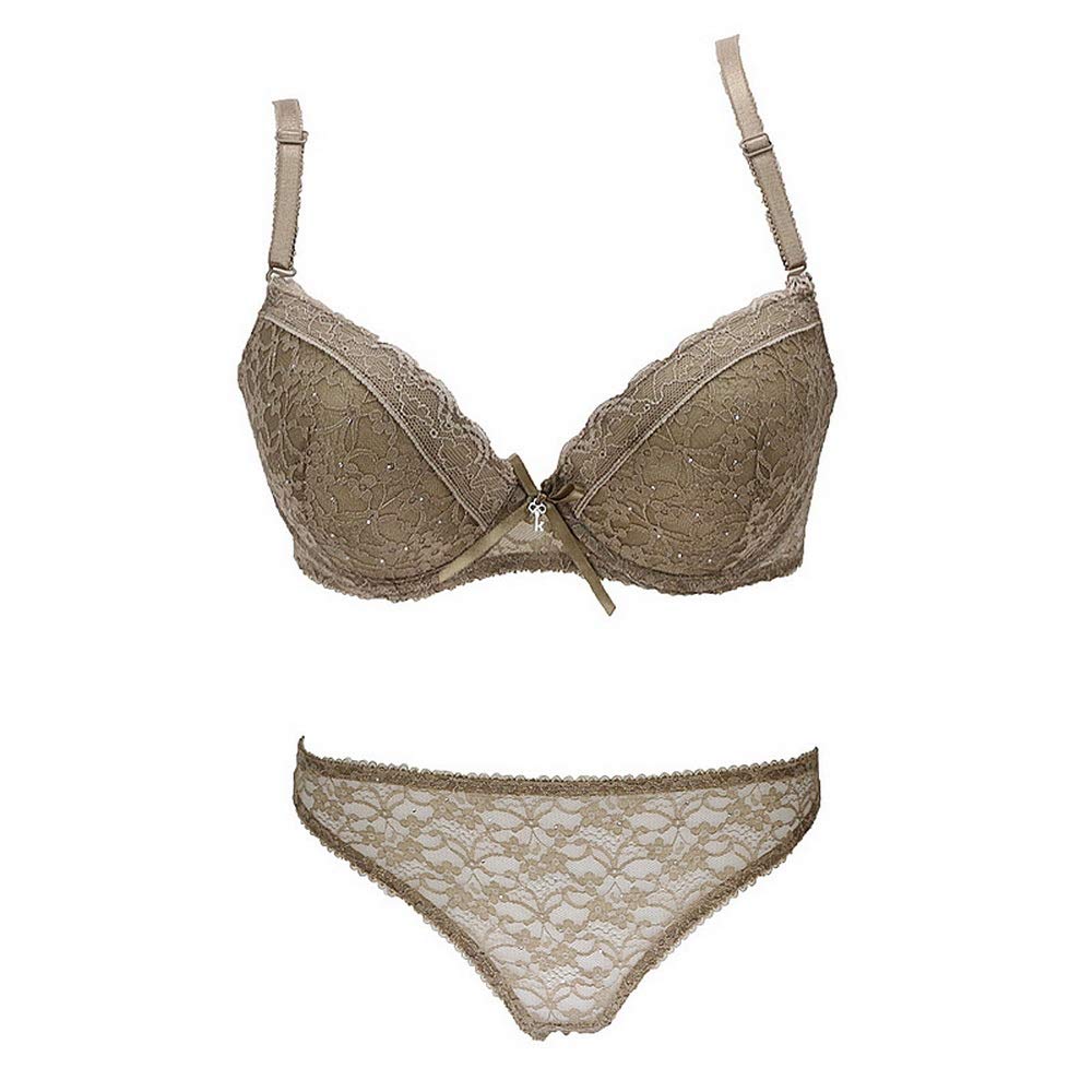 Sexy Lace Push Up Bra and Bikini Panty Set for Women - Comfortable Lingerie Underwear Set for Date Night, Wedding Night & Special Occasions