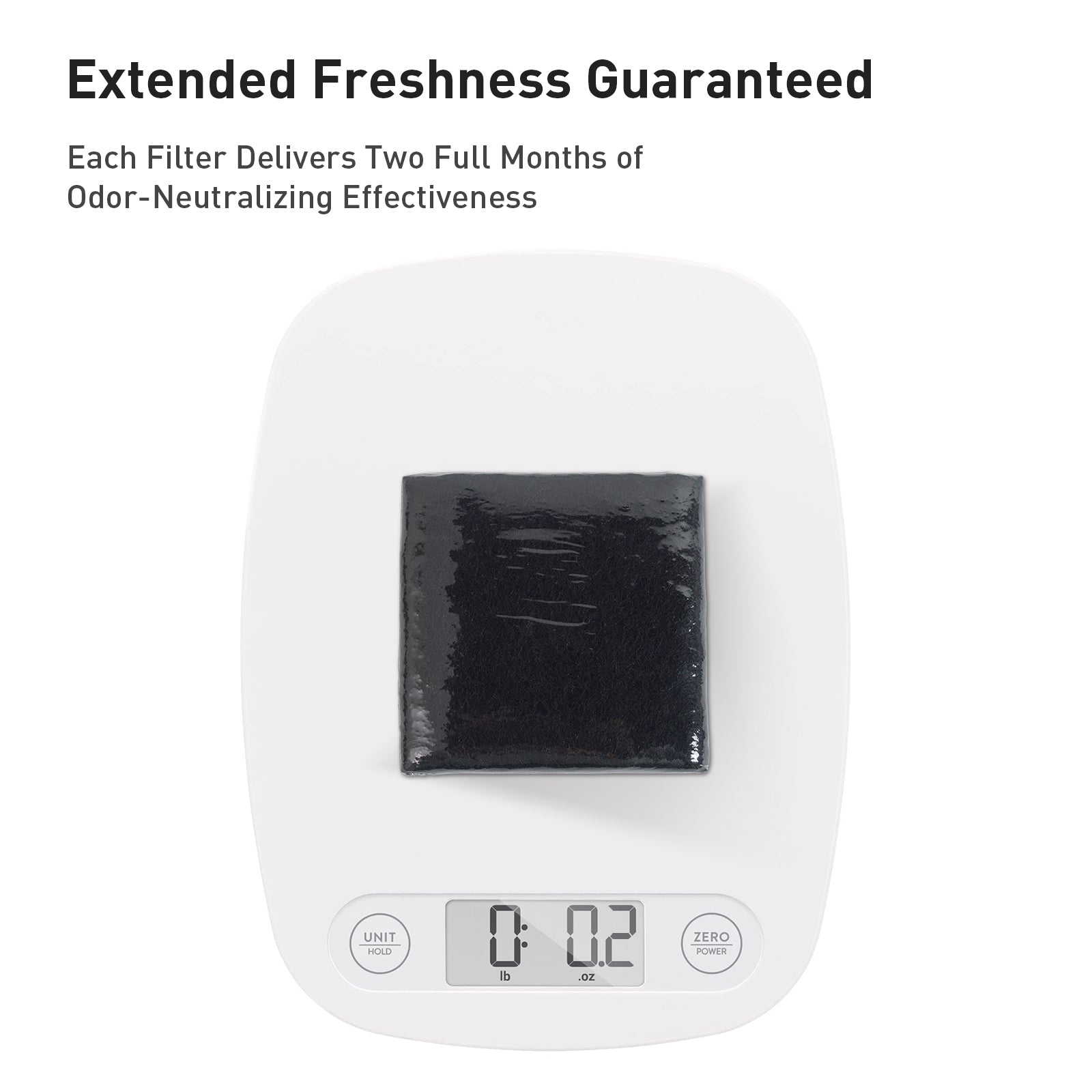 Odor Filter Refills for Trash Can & Compost Bin - Eliminate Bad Smells in Kitchen, Bathroom & Office - 6 Pack Replacement Filters
