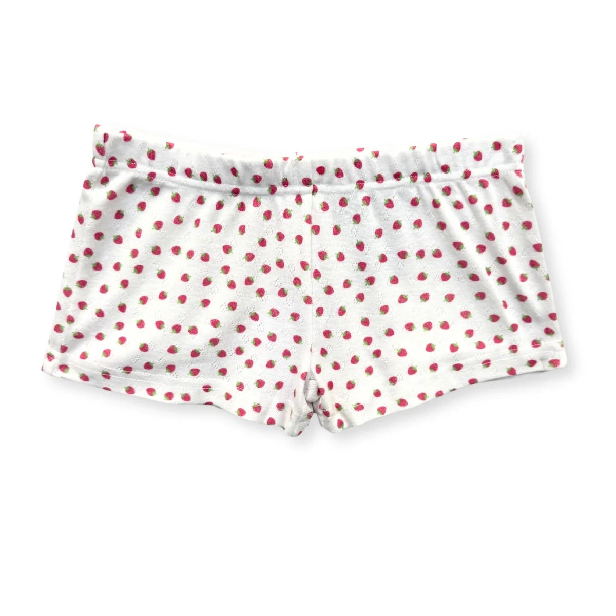 Katie J Marina Strawberry Shorts - Women's Casual Summer Beach Shorts for Swimming, Vacation & Outdoor Activities