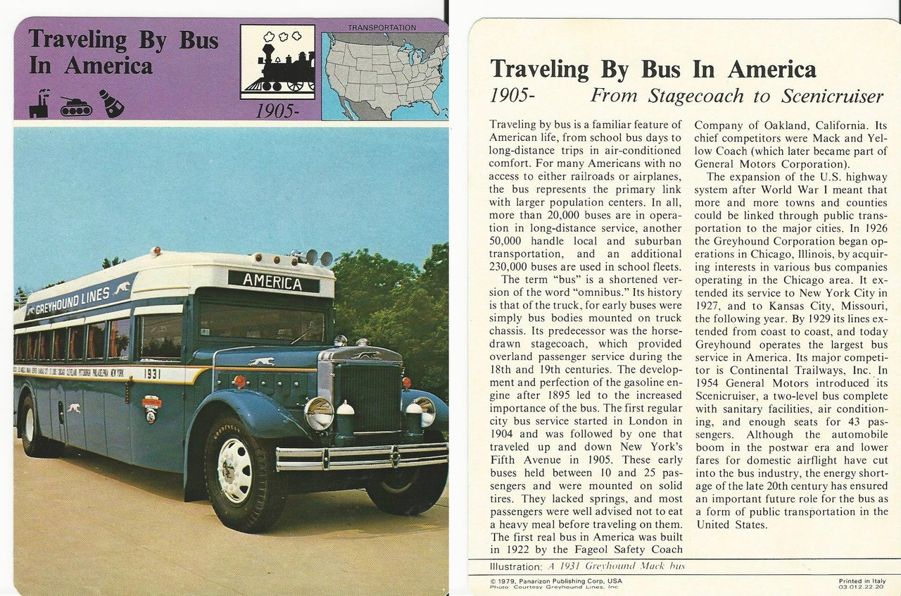 1979 Panarizon Story of America 22.20 Greyhound Bus Travel Collectible - Vintage Travel Memorabilia for Collectors & History Enthusiasts | Perfect for Display, Gifts & Nostalgic Decor