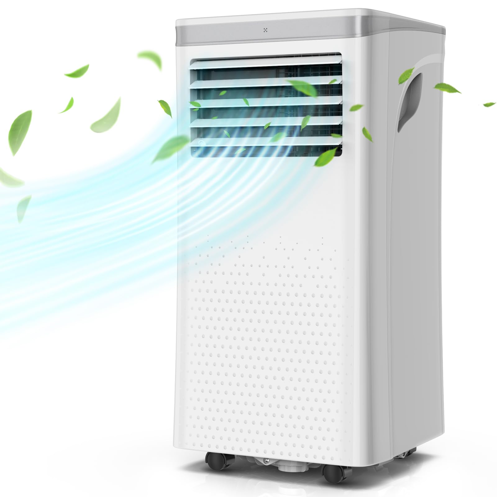**7000 BTU Portable Air Conditioner - 4-in-1 Cooling, Ventilation, Dehumidifier & Sleep Mode with Remote - Covers Up to 35㎡ (White) - Perfect for Bedrooms, Offices & Small Apartments**