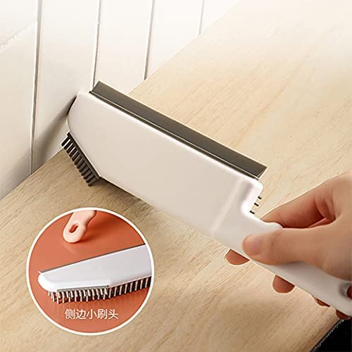 Ritmo 3-in-1 Multifunctional Cleaning Brush for Kitchen, Bathroom, Countertop, Floor & Window - Silicone Scrub Brush with Crevice Cleaner & Scraper - Perfect for Deep Cleaning Tiles, Grout, Sinks & Hard-to-Reach Areas