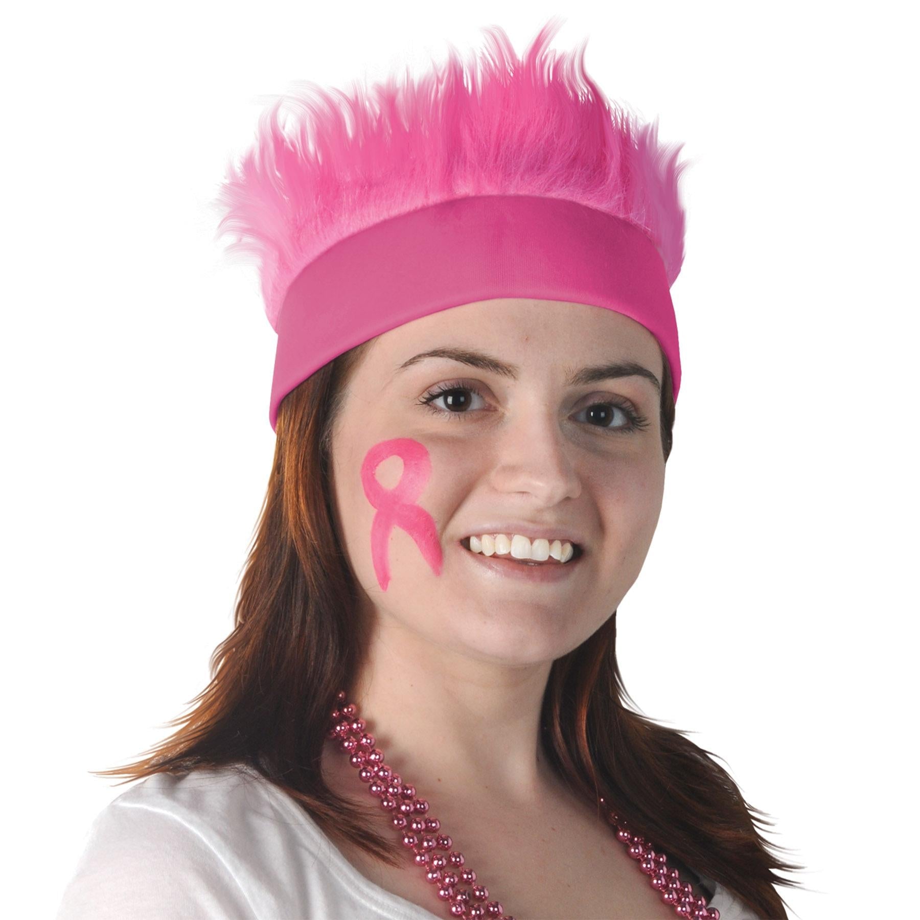 12 Pack Beistle Hairy Headband for Women - Pink Fun Costume Accessories for Halloween, Cosplay, and Themed Parties