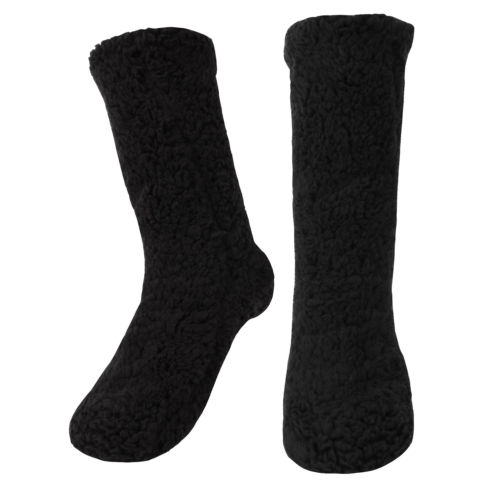 LABANCA Women's Cozy Fuzzy Socks - Plush Warm Winter Slipper Socks with Non-Slip Grips for Indoor, Sleeping & Lounge Wear - Soft Comfortable House Socks for Women