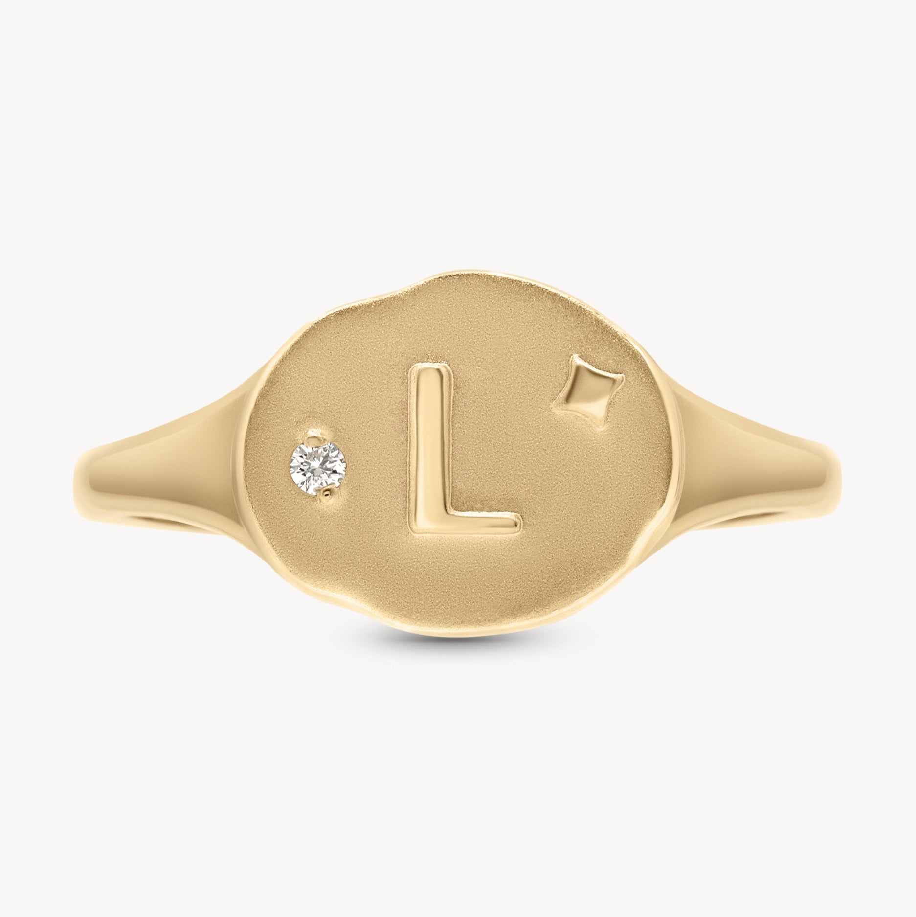 Athena Initial Ring - Personalized Silver Name Ring for Women, Custom Engraved Jewelry Gift - Perfect for Birthdays, Anniversaries & Everyday Wear