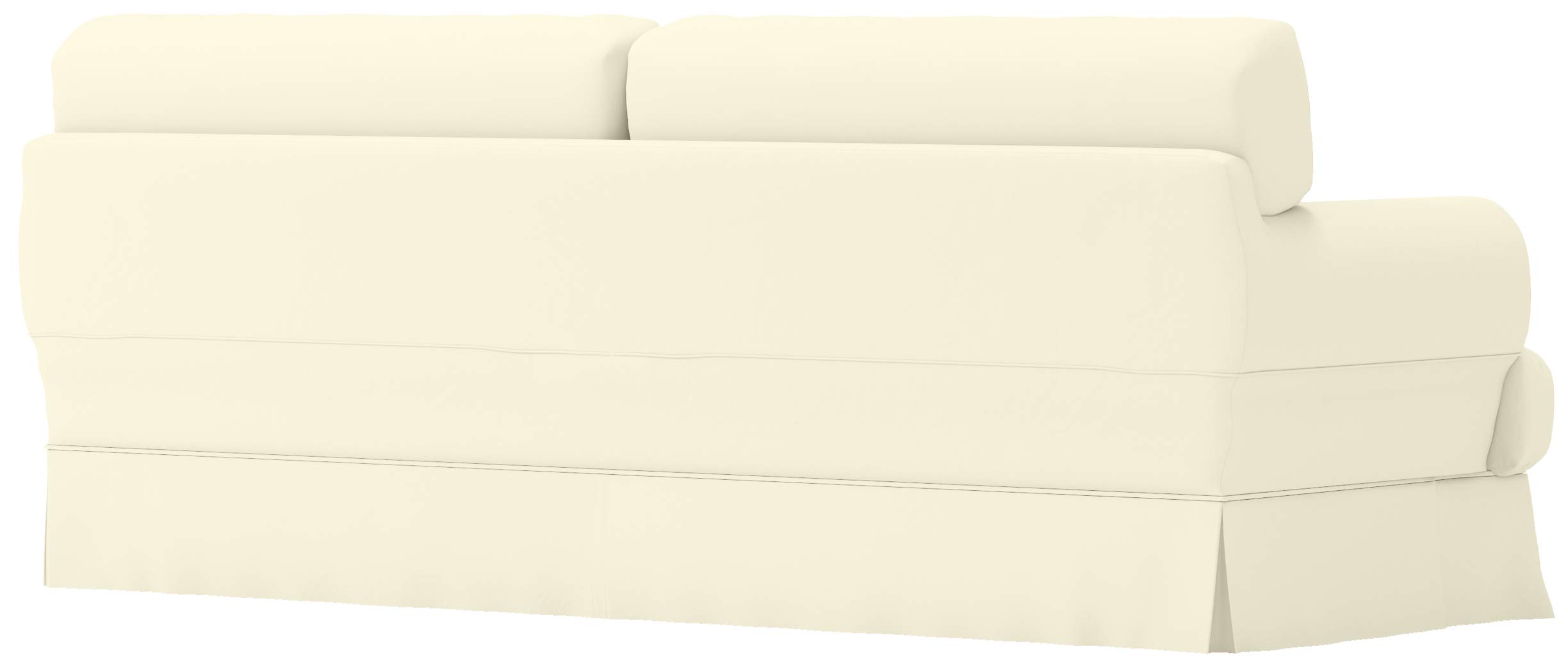 Durable Dense Cotton Sofa Cover for IKEA Hovas 3-Seater - Beige Slipcover Replacement | Perfect for Living Room, Family Room & Home Decor Protection