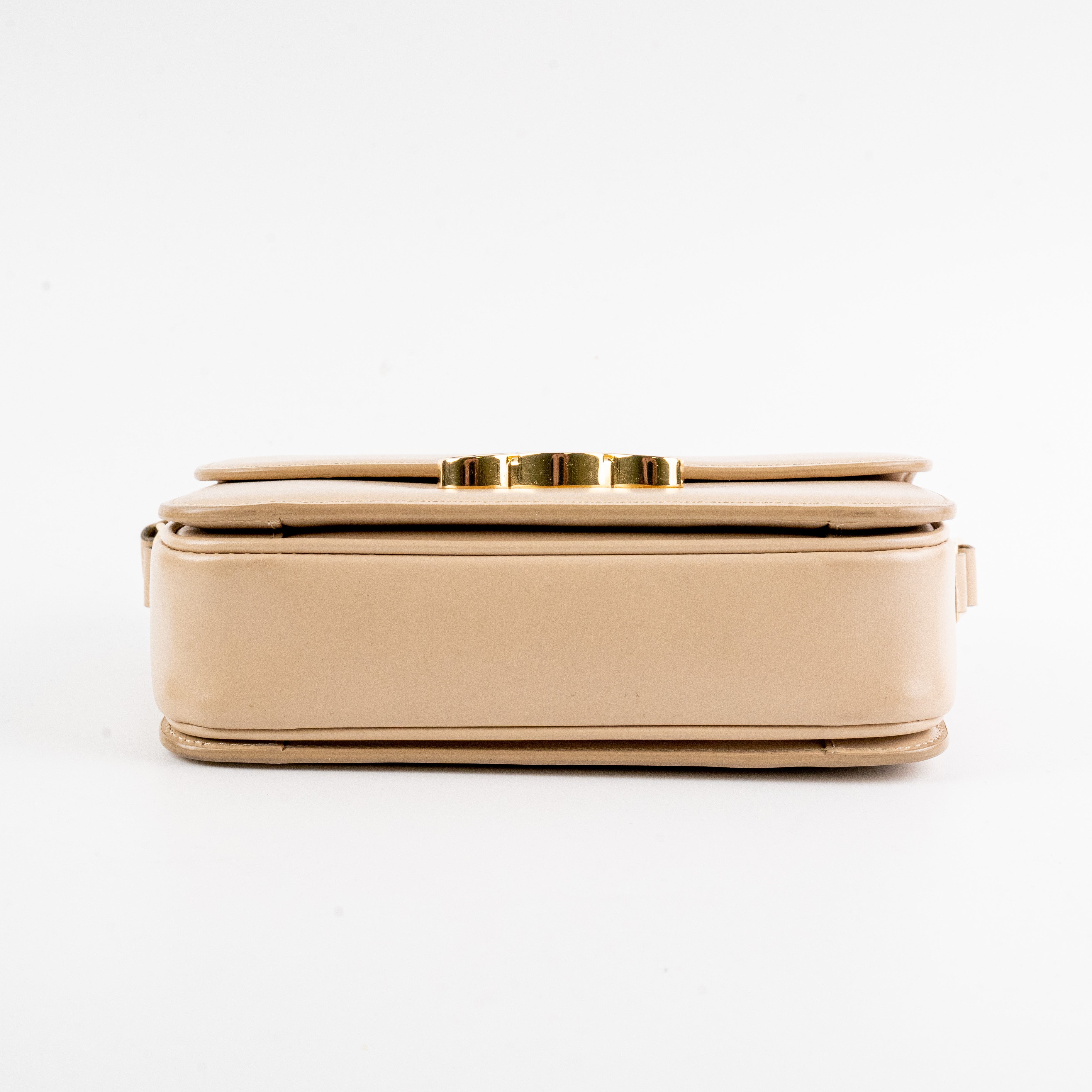 Celine Small Triomphe Box Bag - Genuine Leather Crossbody Purse for Women | Perfect for Work, Date Night & Everyday Use