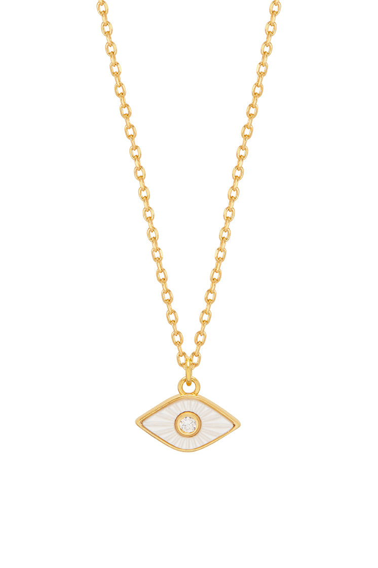 Pearl Evil Eye Necklace for Women - Protection Jewelry with Genuine Pearls & Blue Evil Eye Charm - Perfect for Spiritual Protection, Gift Giving & Everyday Wear