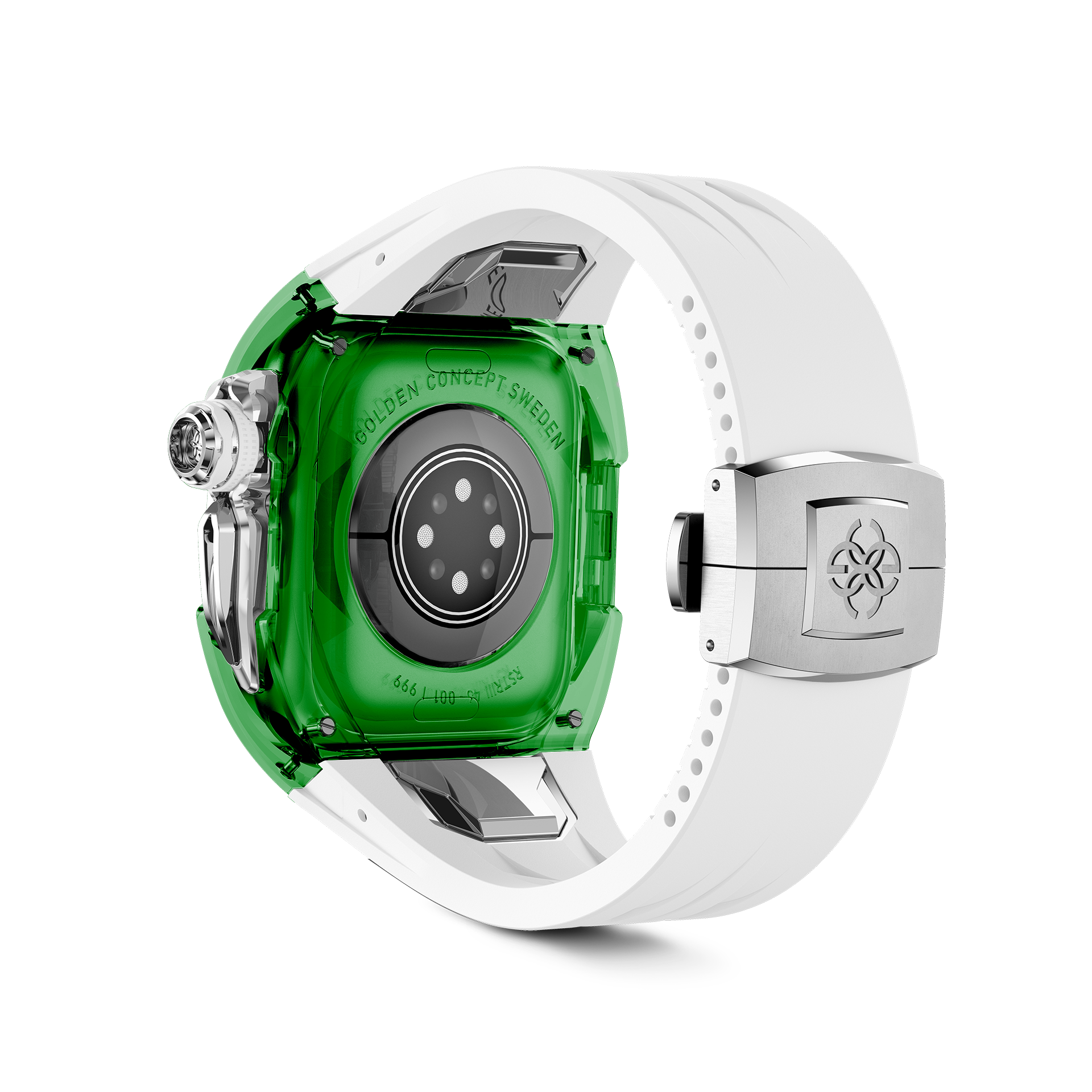 **RSTRIII46 Sapphire Green Protective Case for Apple Watch - Durable & Stylish Cover for Workouts, Outdoor Activities & Daily Use**