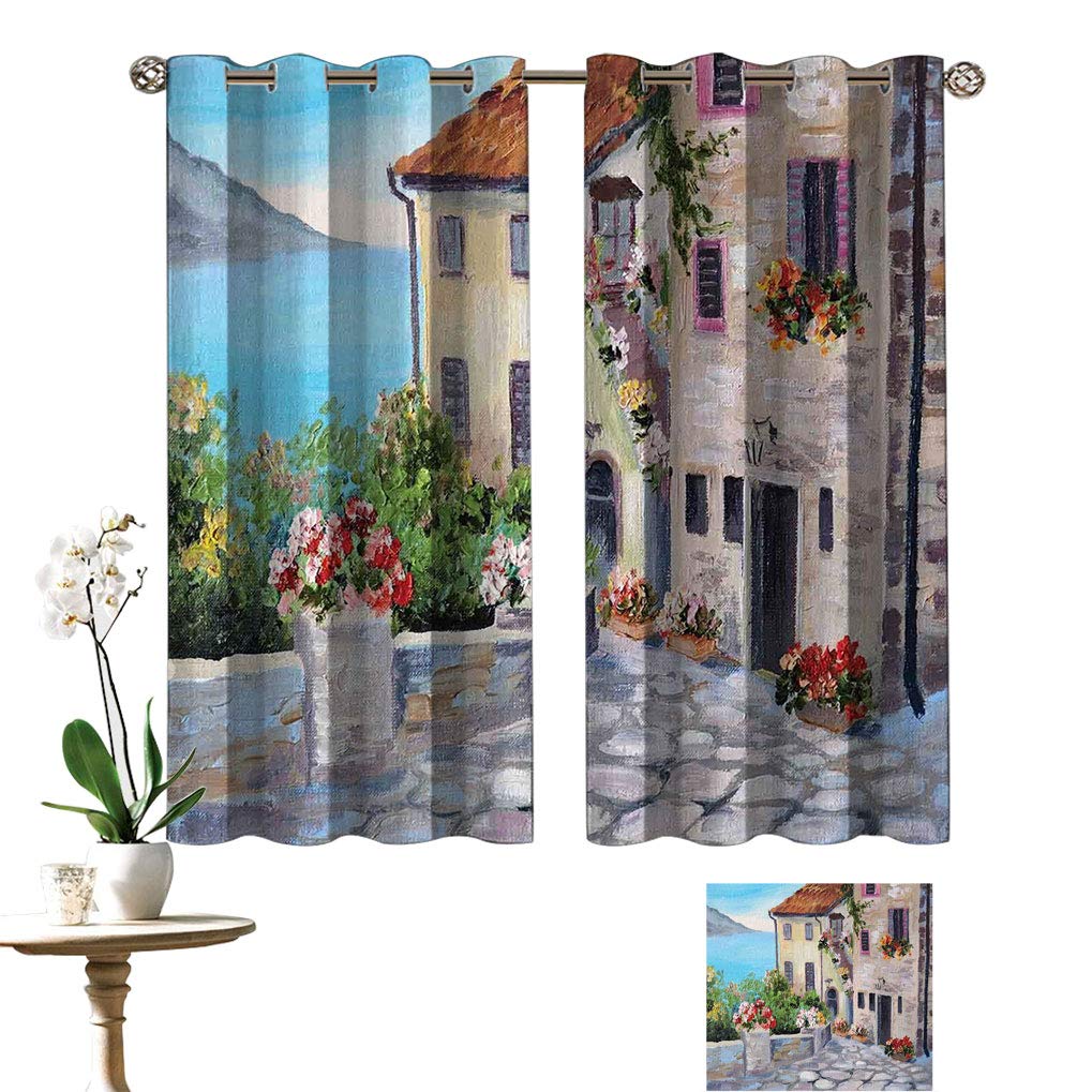 Lakabara Rustic Blackout Curtain Panels - 108