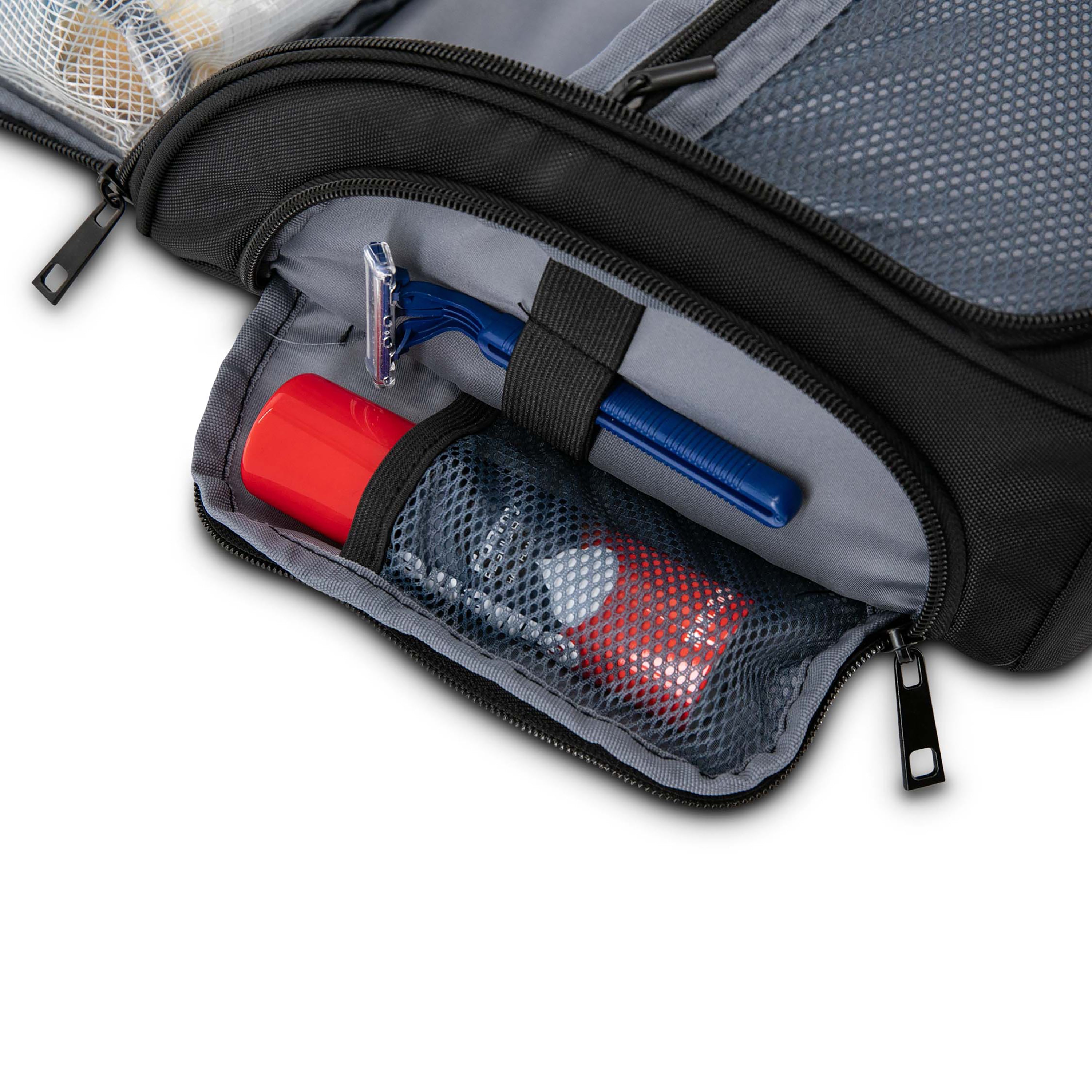 Samsonite Companion Hanging Travel Toiletry Bag for Men & Women - Waterproof Cosmetic Organizer for Bathroom, Gym, and Business Trips