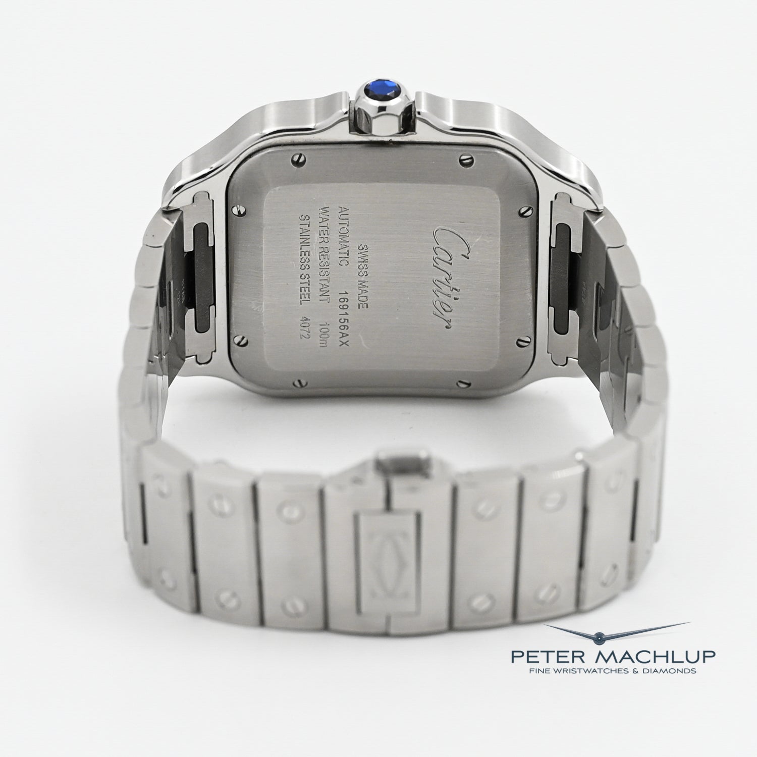 Cartier Santos de Cartier Automatic Watch ADLC Black - Luxury Men's Watch for Business & Formal Occasions