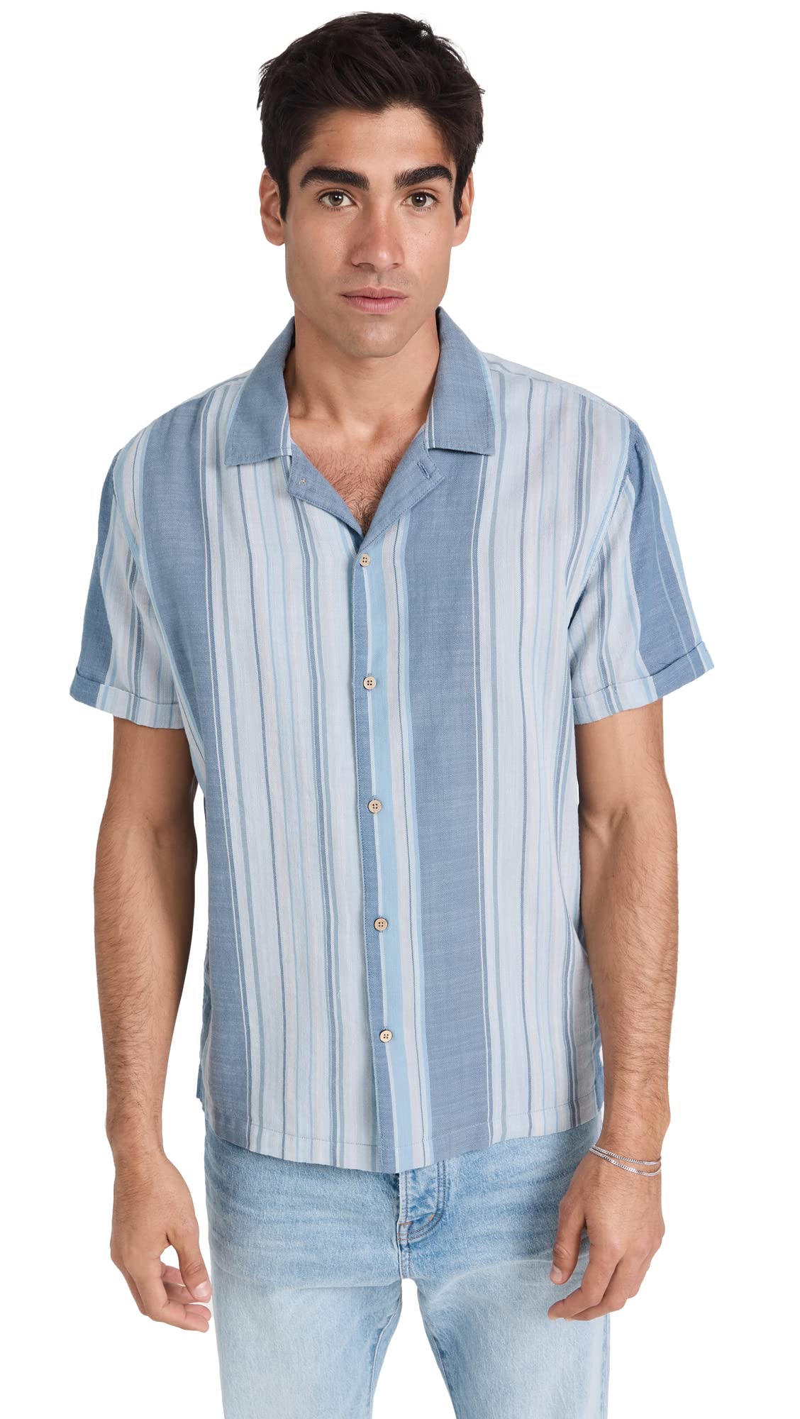 Rails Men's Amalfi Collared Shirt | Premium Cotton Button Down for Casual & Business Wear | Perfect for Office, Date Night & Weekend Outings
