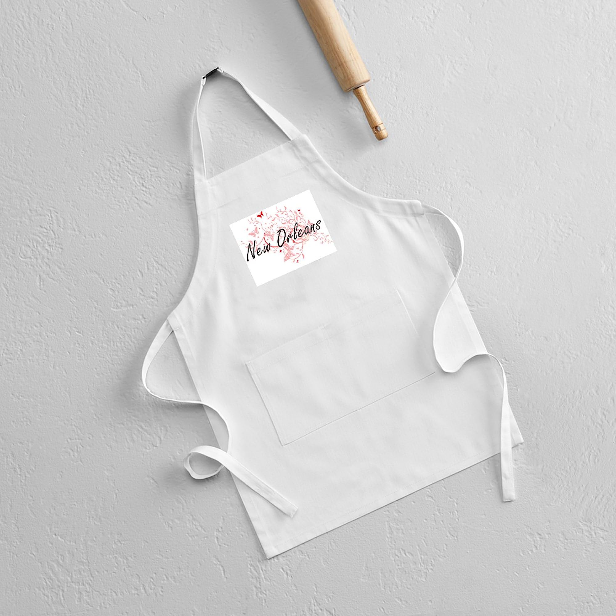 Kids Baking Apron - New Orleans Louisiana City Artistic Design | CafePress | Perfect for Cooking, Baking & Arts & Crafts Activities