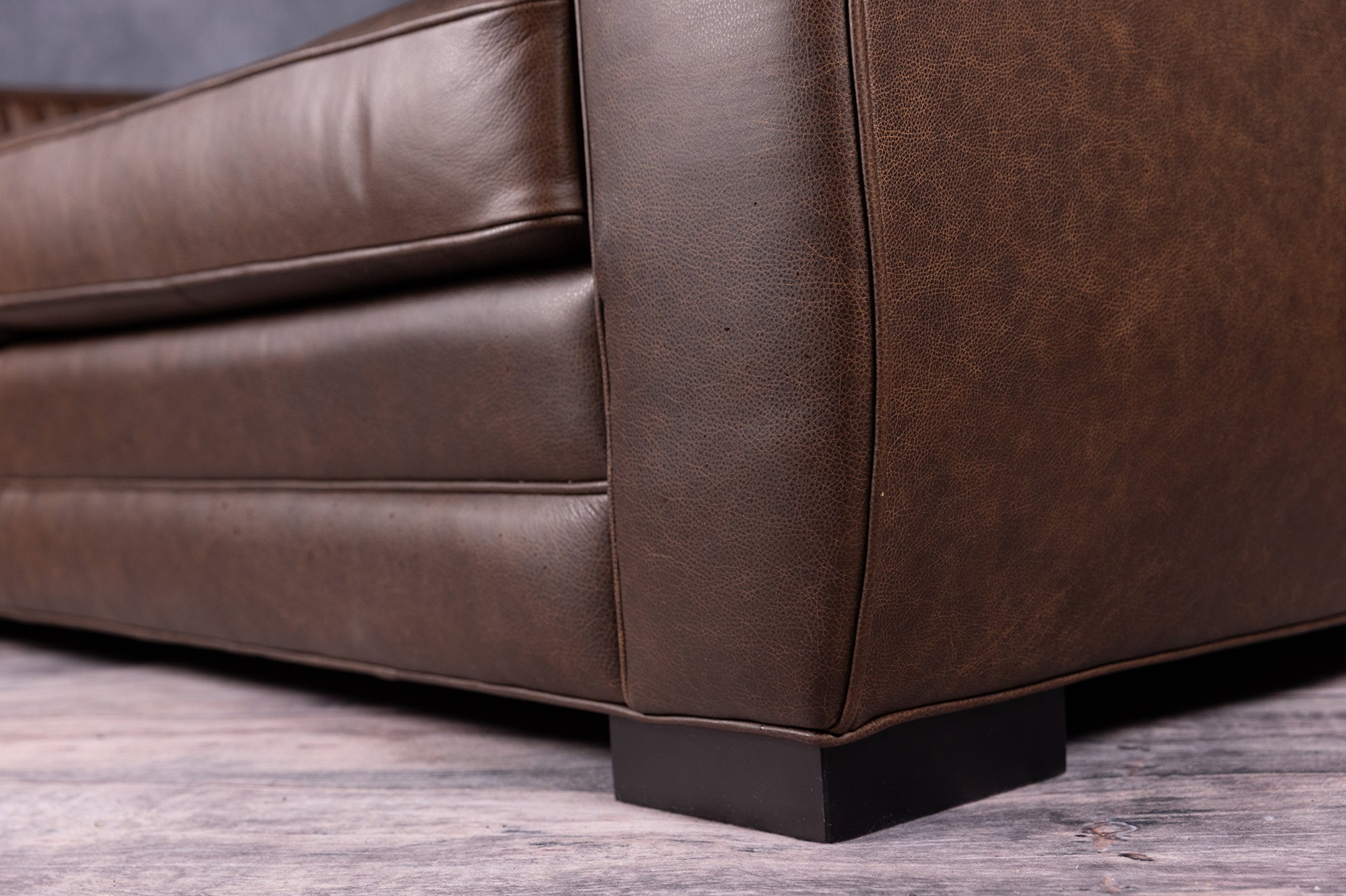 Premium SHELBY Genuine Leather Sofa - Modern Luxury Living Room Furniture for Home & Office - Perfect for Relaxing, Entertaining & Stylish Decor
