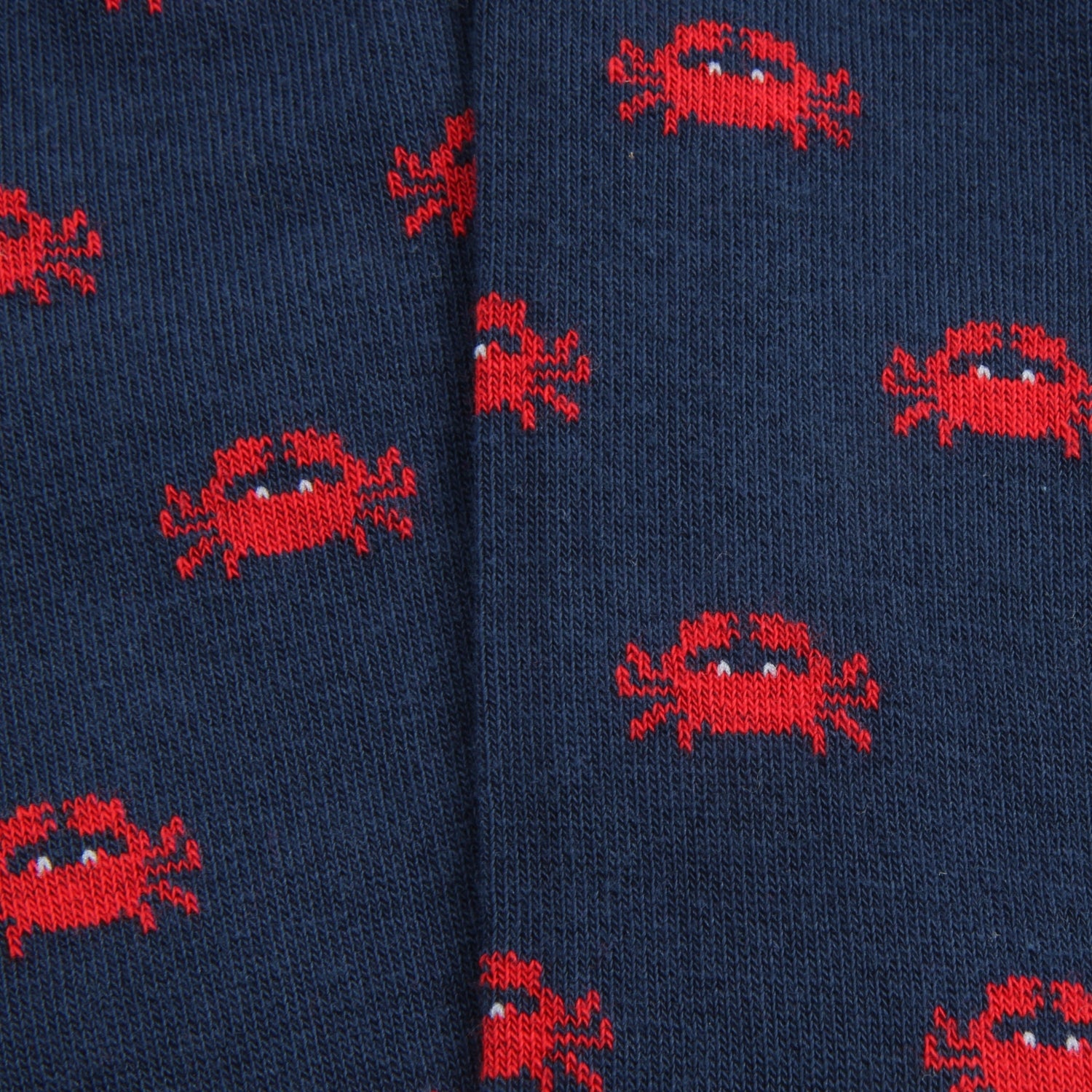 Men's Breathable Cotton Crab Print Socks - Comfortable Casual & Outdoor Wear for Daily Use, Sports, and Gifts