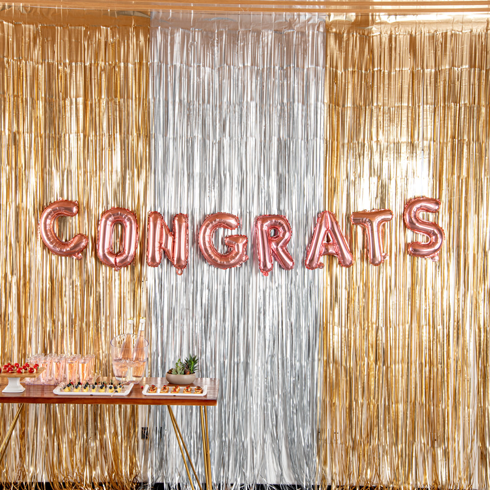 Balloonify Rose Gold Mylar Letter S Balloon - 16 Inch Large Foil Alphabet Balloon for Birthday Party Decorations, Wedding, Baby Shower & Anniversary Celebrations (1 Count Box)