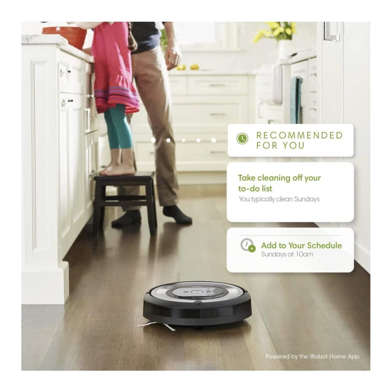 iRobot Roomba e5 (5134) Wi-Fi Connected Robot Vacuum - Smart Self-Charging Vacuum Cleaner for Pet Hair, Hard Floors & Carpets - Perfect for Home, Office & Apartment Cleaning